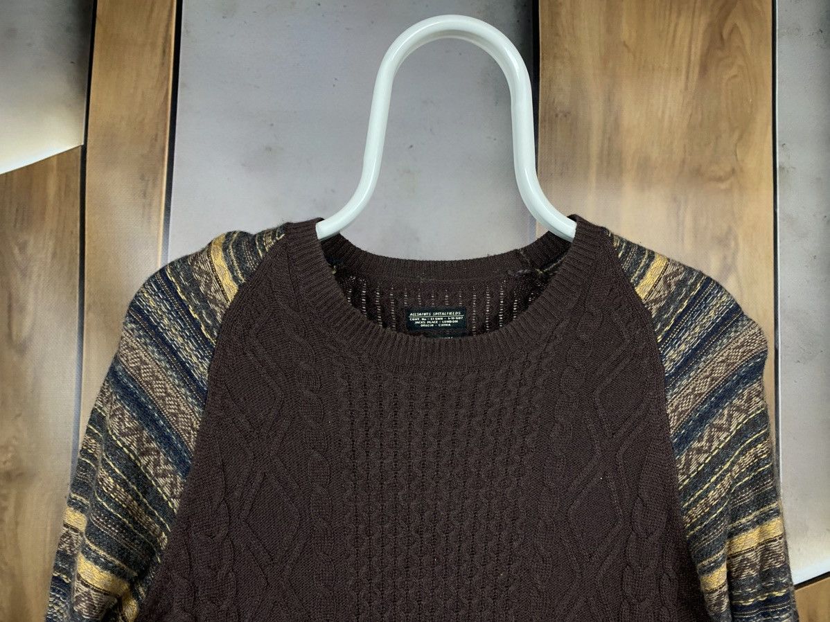 Allsaints 🧶Vintage 90s Sweatshirt Sweater Allsaints Knit🧶 Size M / US 6-8 / IT 42-44 - 5 Thumbnail