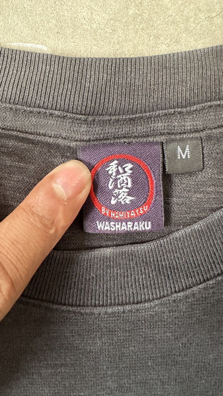 Japanese Brand VINTAGE WASHARAKU BY NAMITATSU JAPAN TEE Size US M / EU 48-50 / 2 - 5 Thumbnail