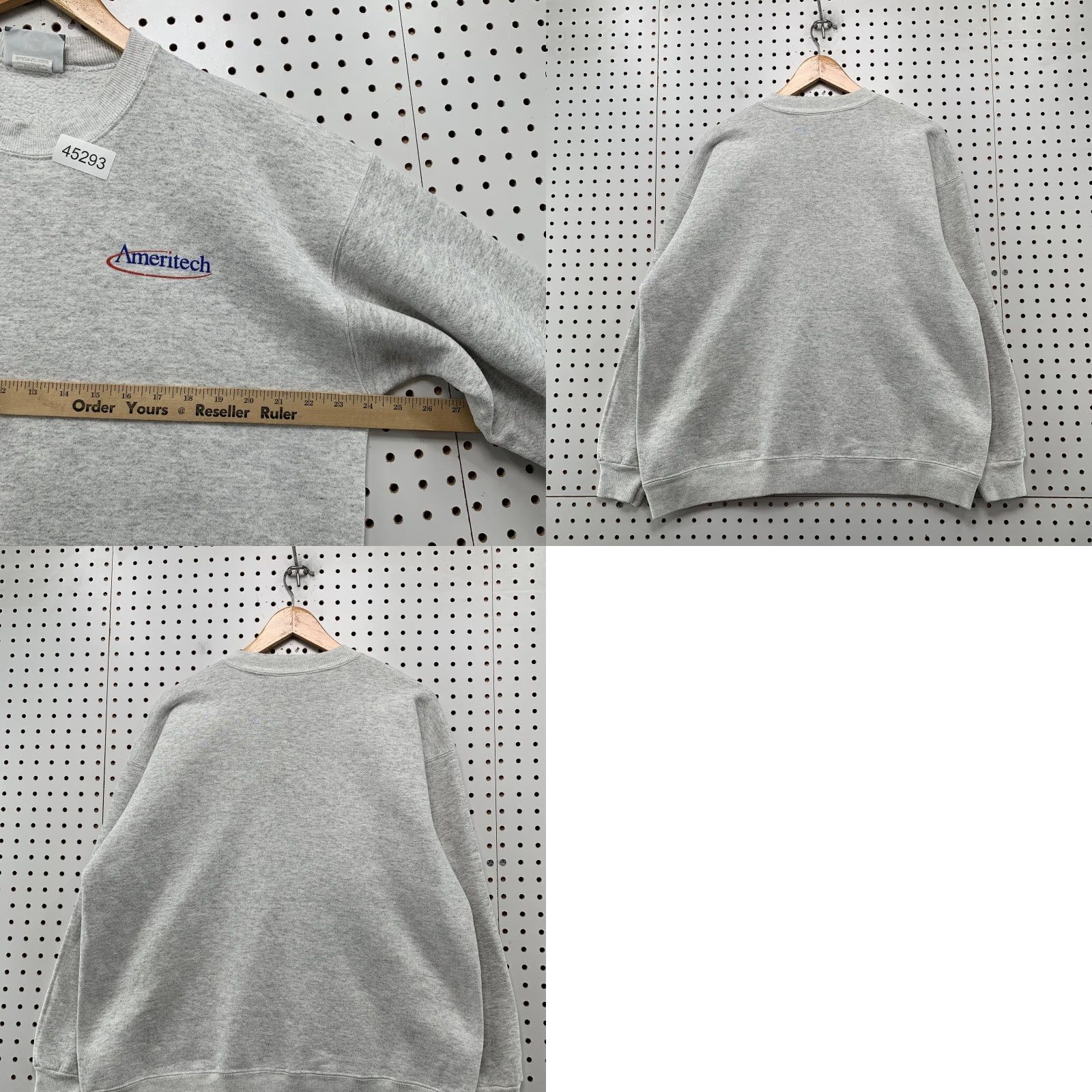 Lee VINTAGE Ameritech Sweatshirt Men XL Gray Crewneck USA Punk Skate Dad USA Shirt Mens XL Gray Punk USA Crewneck Sweatshirt Size US XL / EU 56 / 4 - 8 Thumbnail
