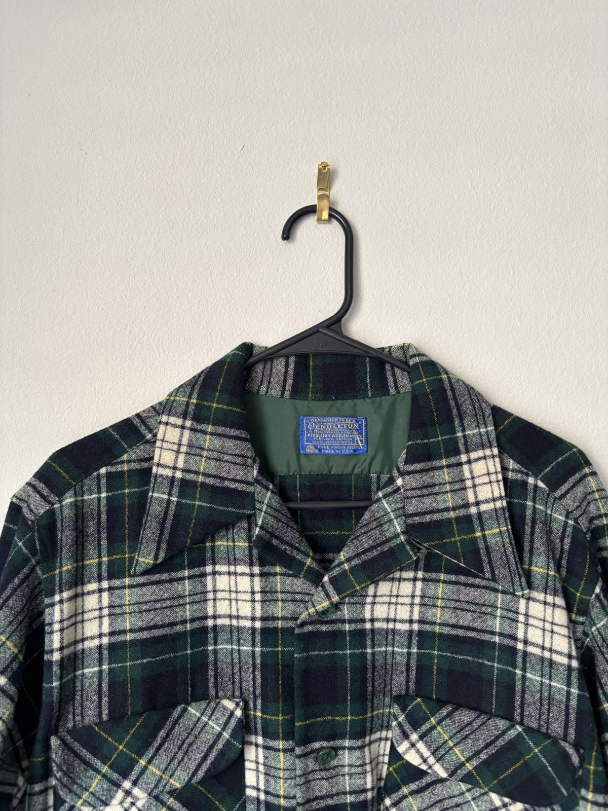 Pendleton Vintage Pendleton Shirt Flannel Made in USA Loop Collar Size US L / EU 52-54 / 3 - 5 Thumbnail
