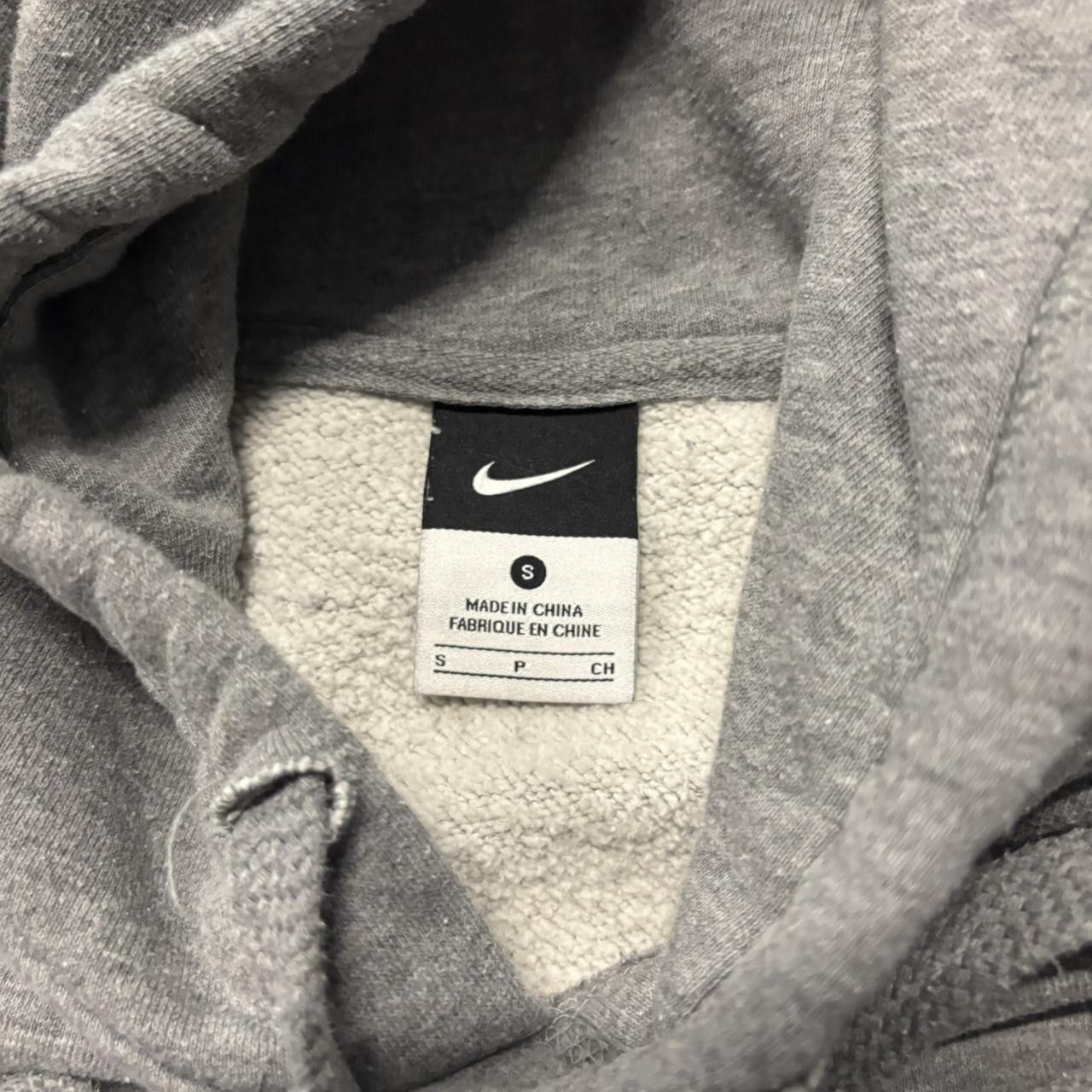 Nike × Vintage Crazy Vintage Y2K/2000s Grey University Of Oregon Nike Center Swoosh College Hoodie! Size US S / EU 44-46 / 1 - 6 Thumbnail