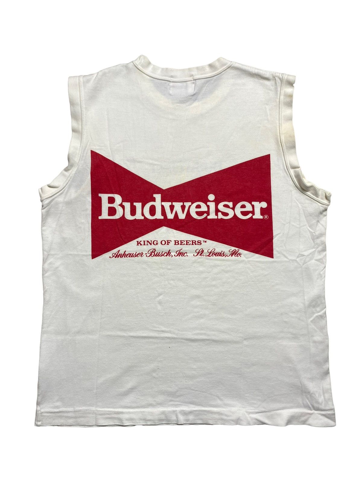 Other VINTAGE BUDWEISER SPELLOUT SLEEVELESS TEE Size US S / EU 44-46 / 1 - 9 Thumbnail