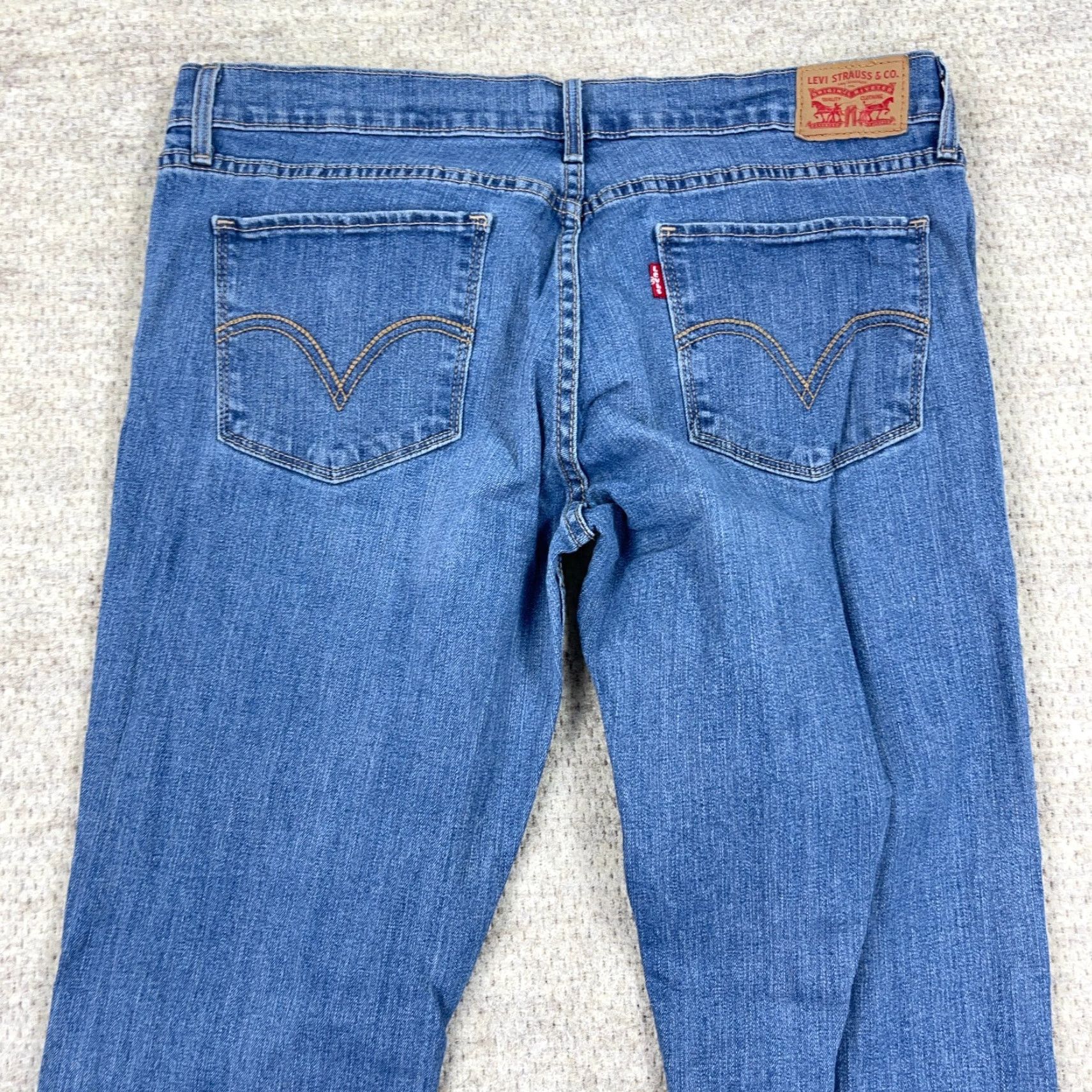 Levi's Levi's 524 Jeans Women Boot Cut Dark Blue Cotton Blend 34x30 Denim 5-Pocket Mid Rise Regular Size 34" / US 12 / IT 48 - 3 Thumbnail