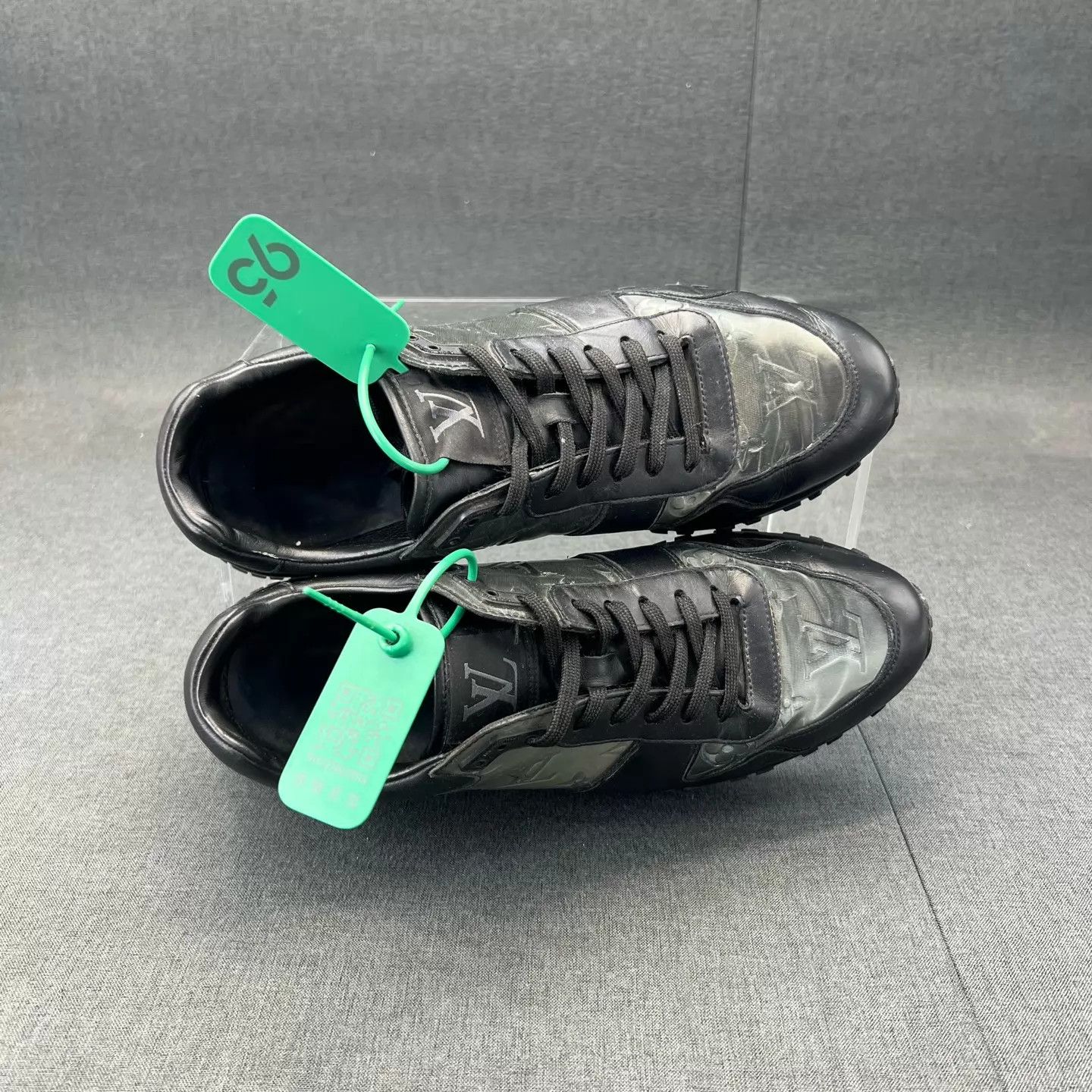Louis Vuitton LV Run Away Black 6.5 Good, OG Box Size US 6.5 / EU 39-40 - 8 Thumbnail