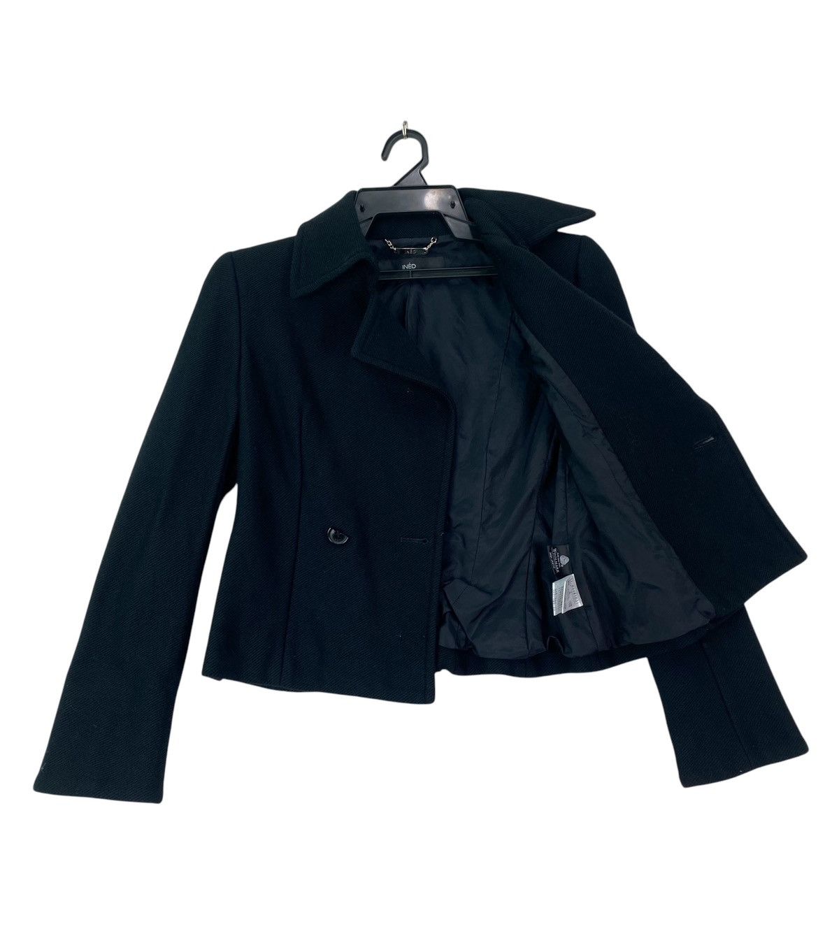 Vintage INED Yohji Yamamoto wool crop jacket Size S / US 4 / IT 40 - 1 Thumbnail