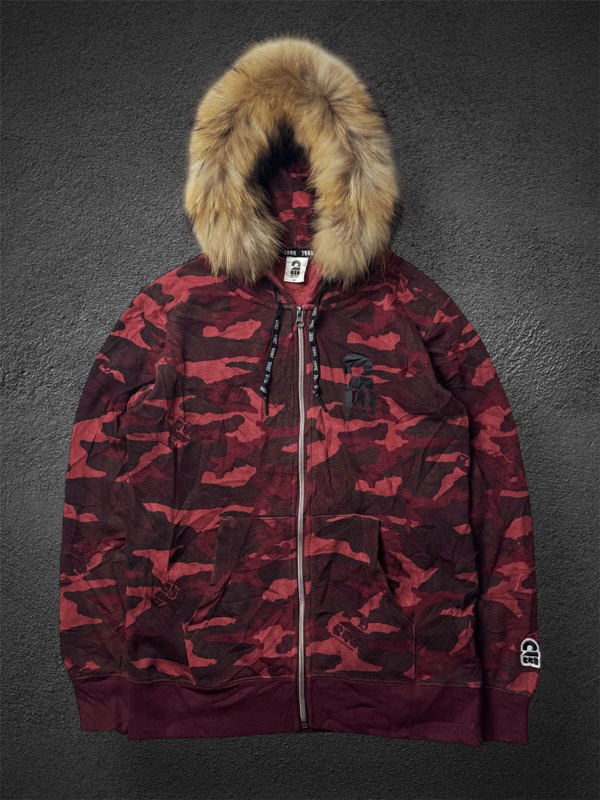 Hysteric Glamour Fur Hoodie Red Camo 2Bro Japanese Size US M / EU 48-50 / 2 - 1 Thumbnail
