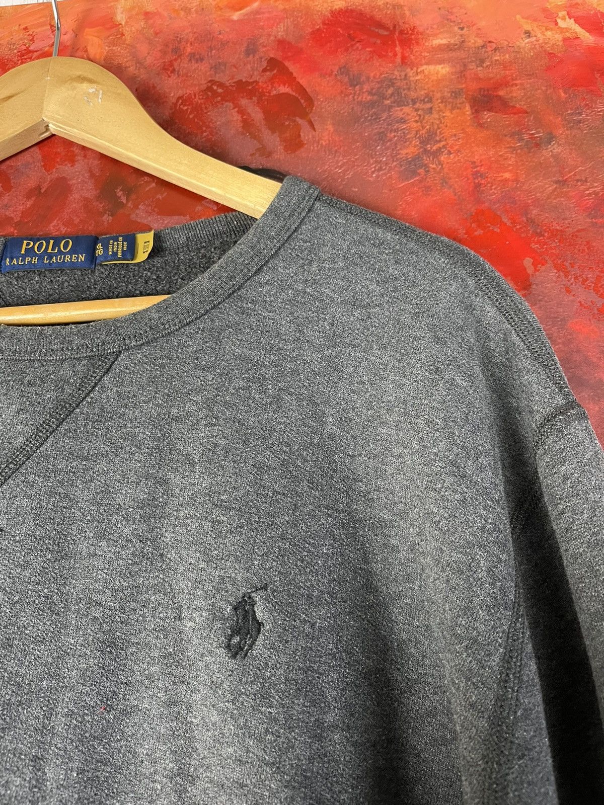 Polo Ralph Lauren Polo Ralph Lauren Gray Sweatshirt Men’s Size L Size US XL / EU 56 / 4 - 2 Thumbnail