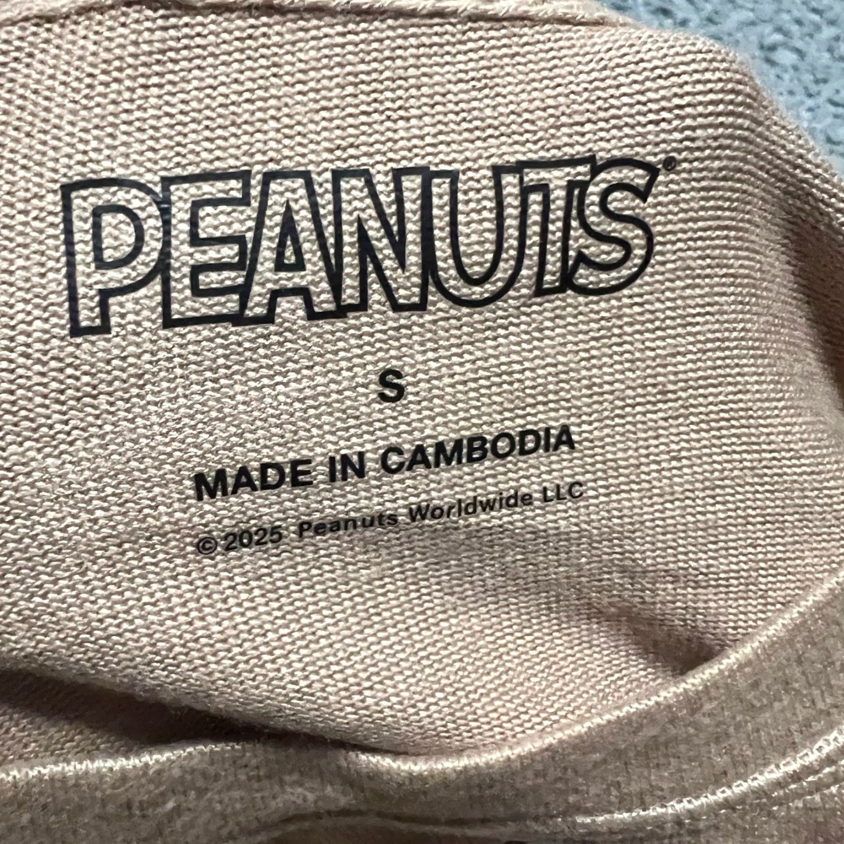 Peanuts VINTAGE Peanuts Pajamas Womens Small Snoopy Sleeping Shirt Pants Brown Size S / US 4 / IT 40 - 6 Thumbnail