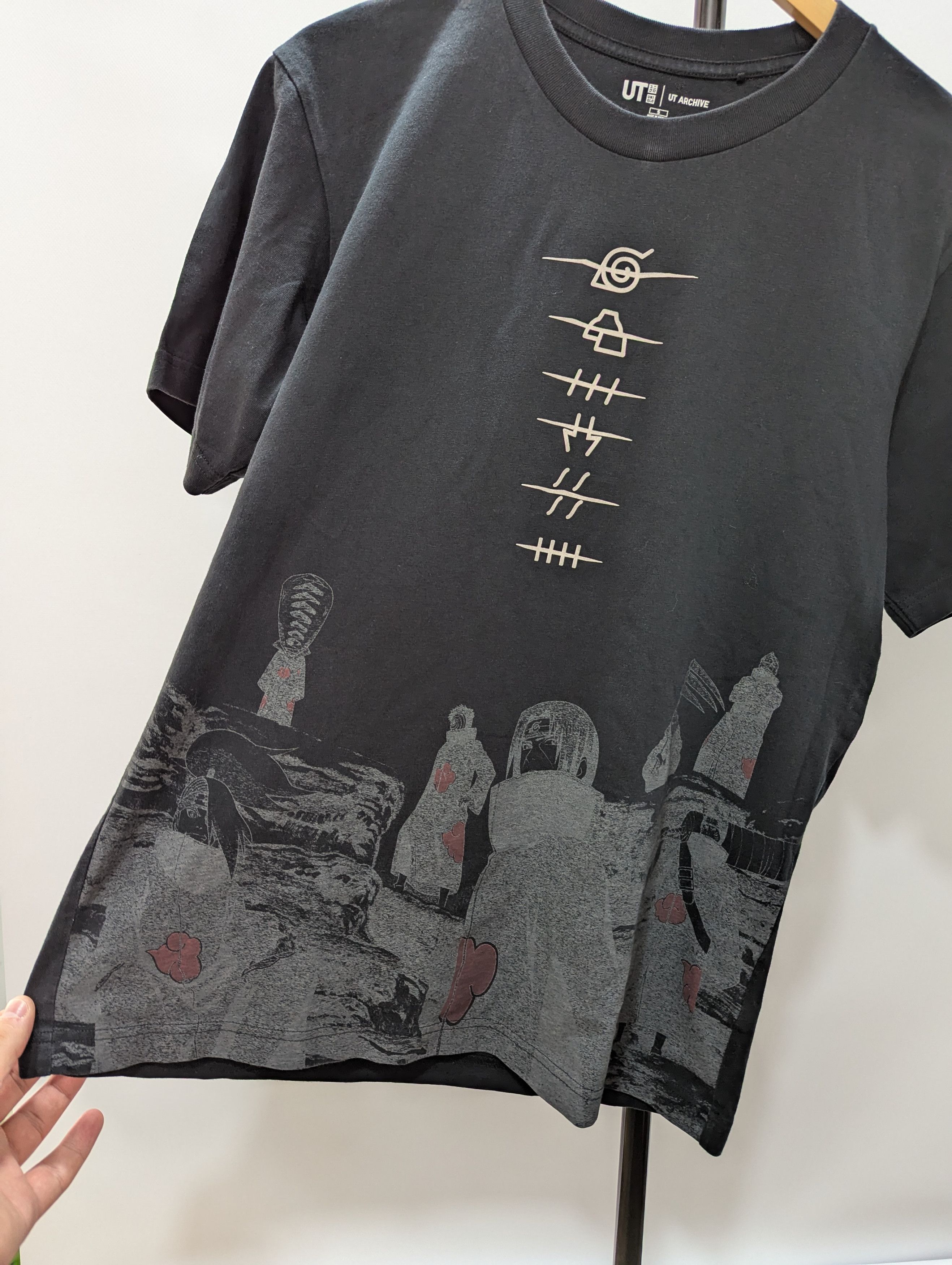 Anime × Uniqlo Uniqlo UT Archive Naruto The Akatsuki Anime Shirt Vintage Size US S / EU 44-46 / 1 - 2 Thumbnail