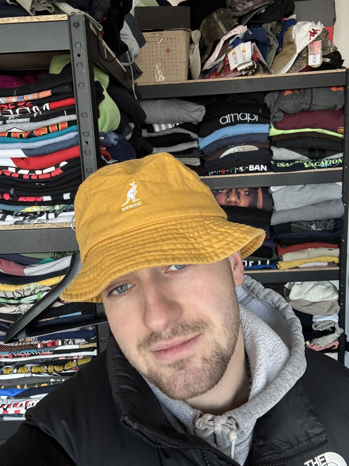 Kangol × Vintage Kangol streetwear yellow bucket hat Size ONE SIZE - 2 Thumbnail