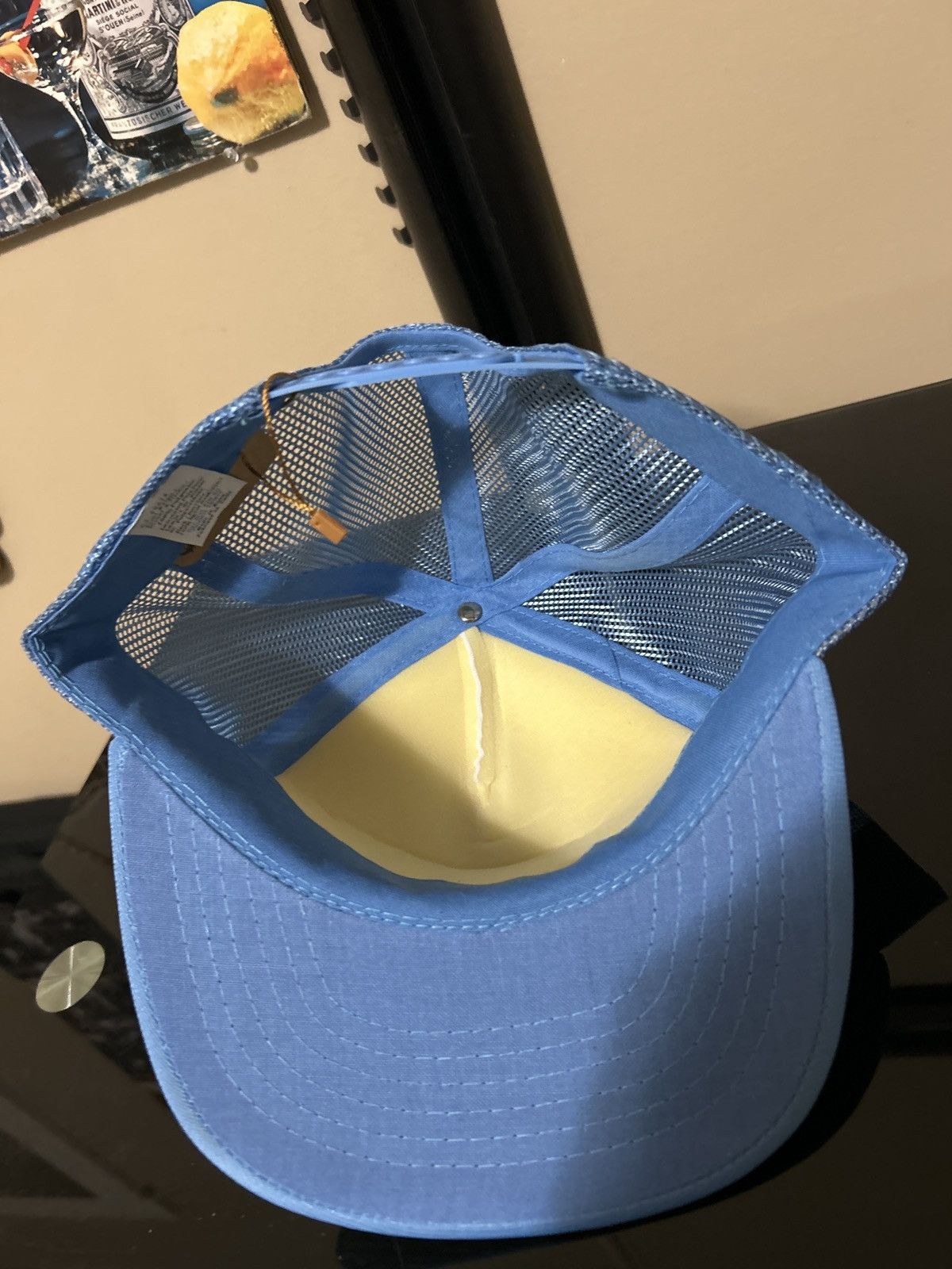 Vintage Vintage baby blue trucker hat Size ONE SIZE - 2 Thumbnail