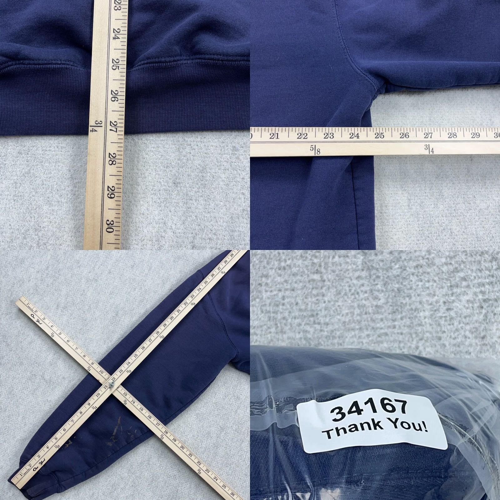 Carhartt VINTAGE Carhartt Sweatshirt Men XXL Crewneck Faded Grunge Thermal Lined Blue 90s Classic Hipster Retro Size US XXL / EU 58 / 5 - 10 Thumbnail
