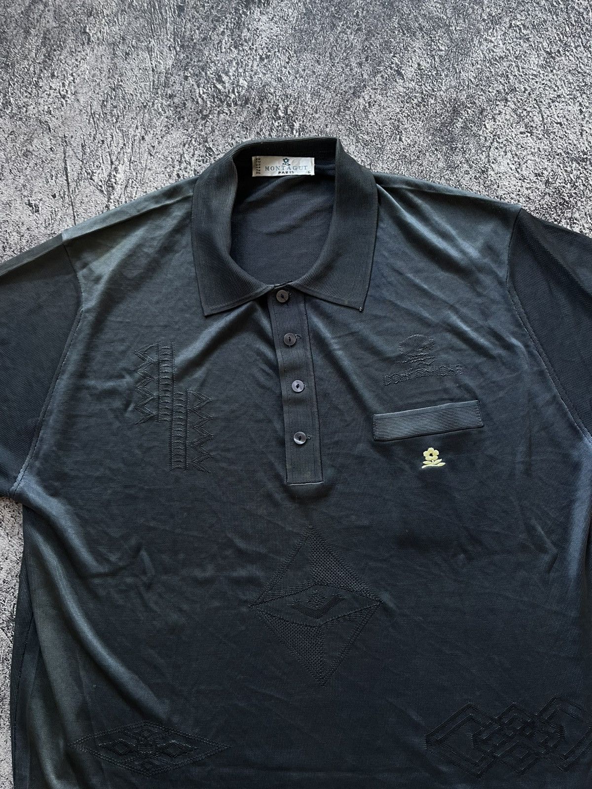 Montagut Vintage Montagun paris polo shirt Size US L / EU 52-54 / 3 - 3 Thumbnail