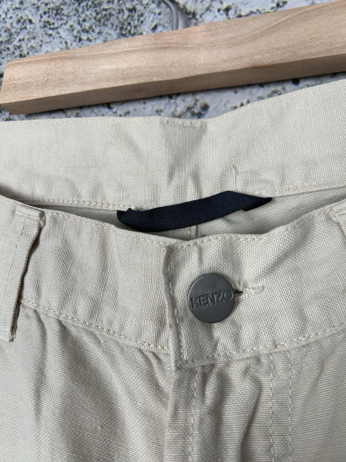 Kenzo Vintage Kenzo Homme Linen Pants Avantgarde Designer Archival Size US 36 / EU 52 - 4 Thumbnail