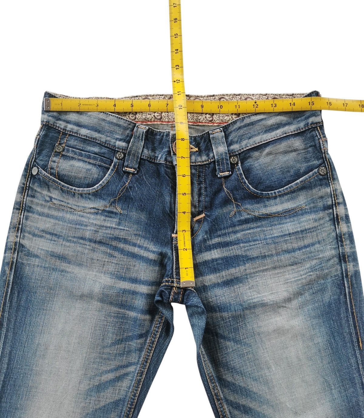 Edwin Vintage Edwin distressed, denim jeans Size US 30 / EU 46 - 12 Thumbnail