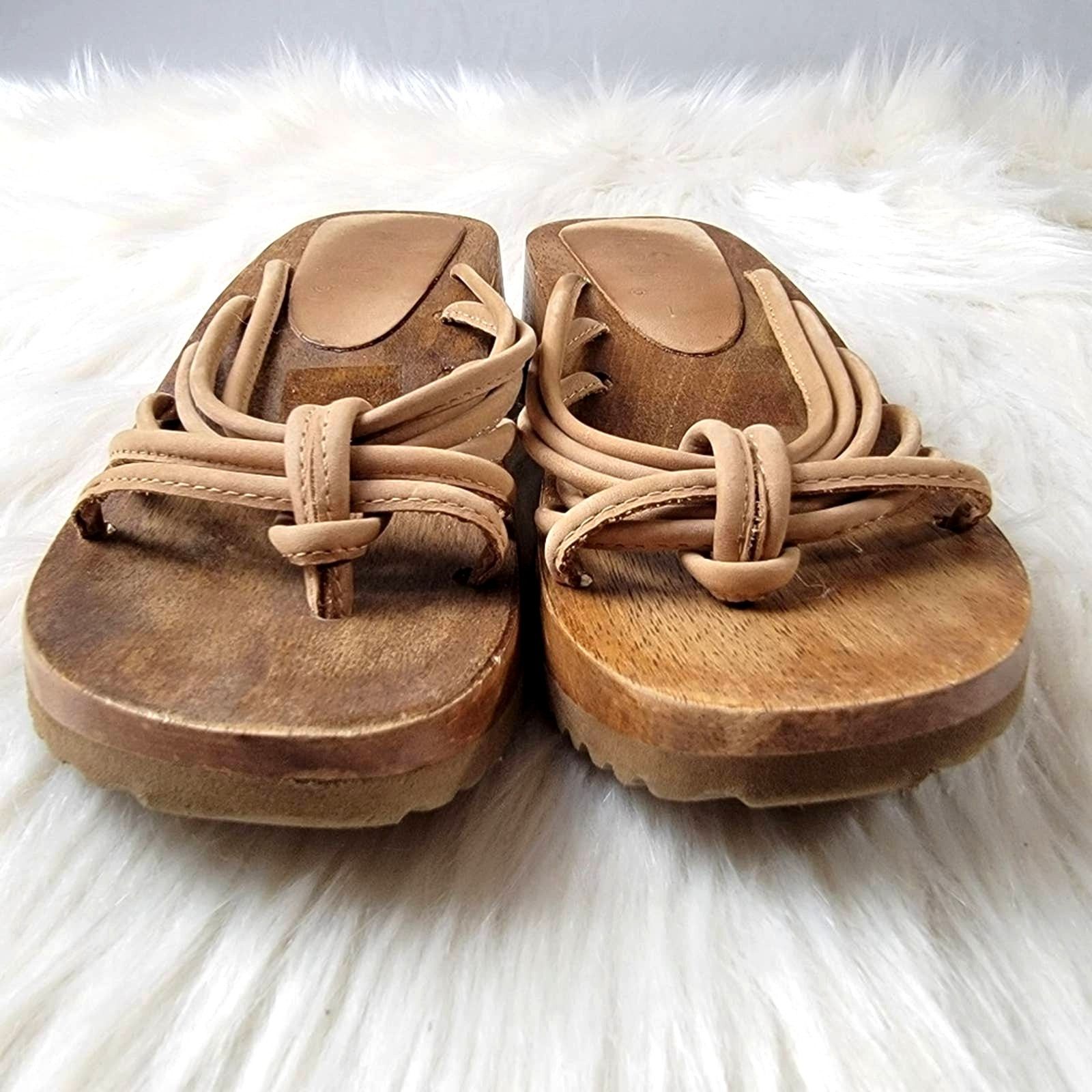 Vintage Vintage 90s BONGO Chunky Platform Sandals - 6 Size US 6 / IT 36 - 7 Thumbnail