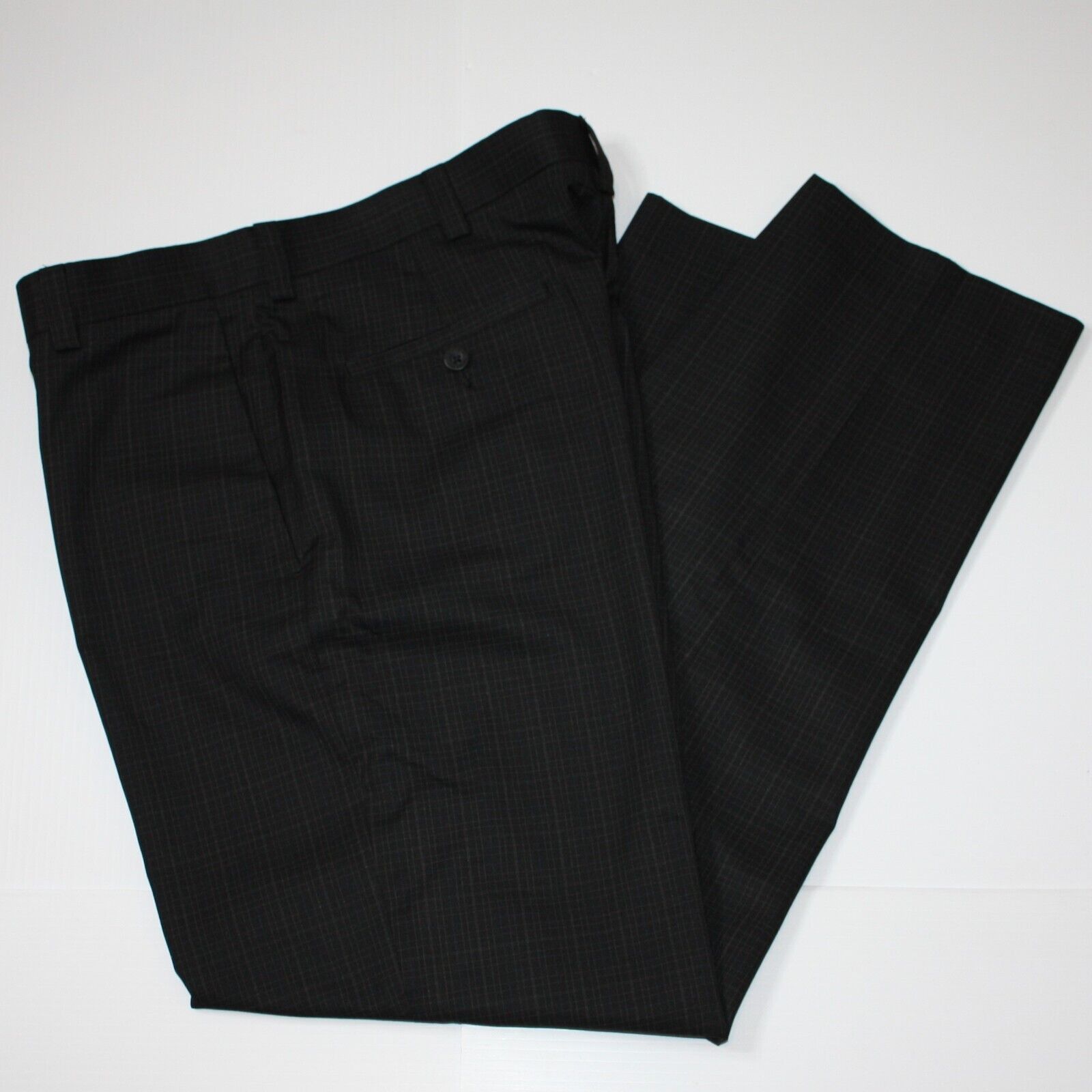 Kenneth Cole Reaction Men's Plaid Suit Dress Pants Trousers size W36 L30 Size 36R - 1 Thumbnail