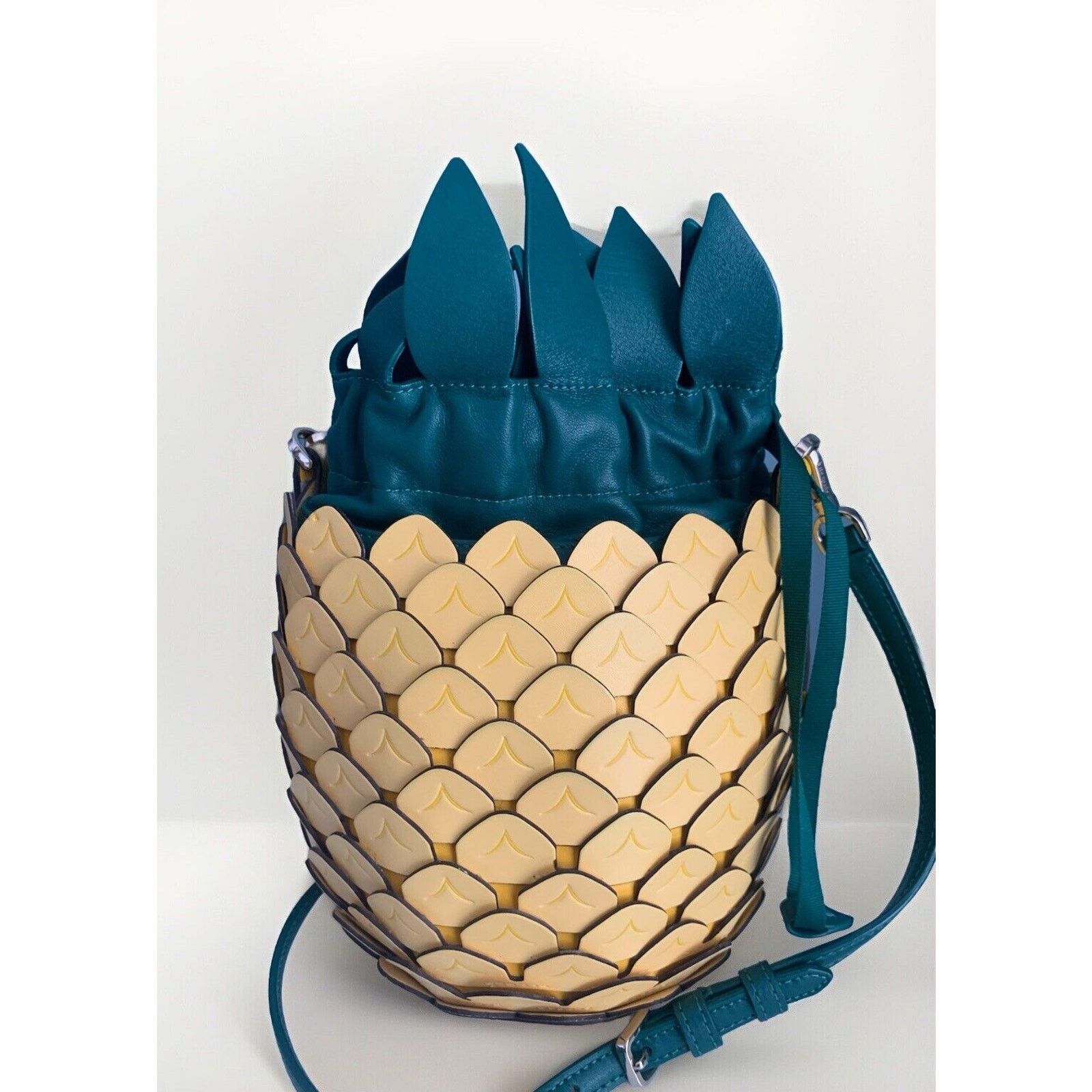 Kate Spade Kate Spade New York Pineapple Crossbody Yellow Leather Purse Size ONE SIZE - 15 Thumbnail