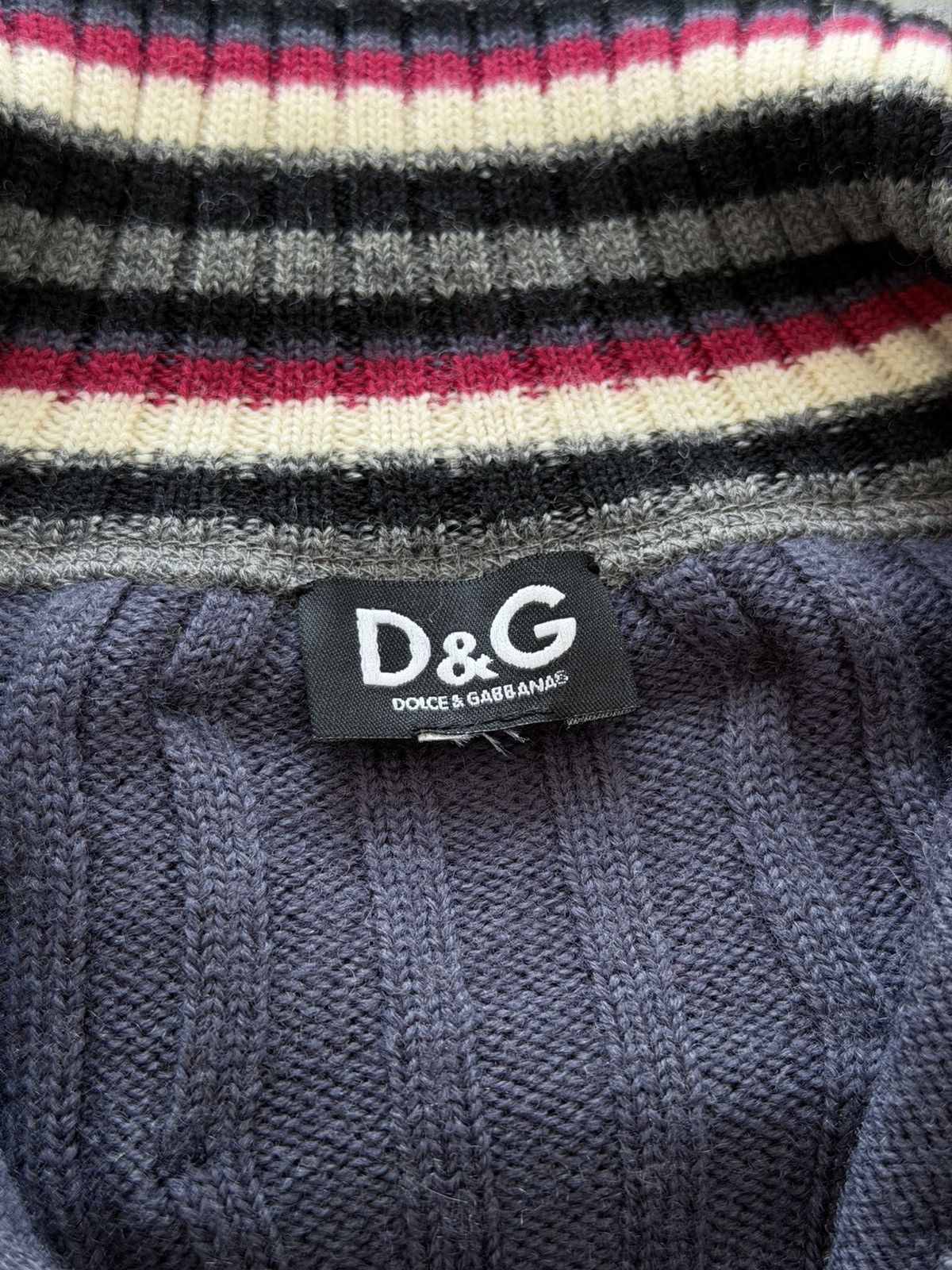 Dolce & Gabbana 2000s Dolce & Gabbana Wool Knit Zip Sweater Size US M / EU 48-50 / 2 - 7 Thumbnail