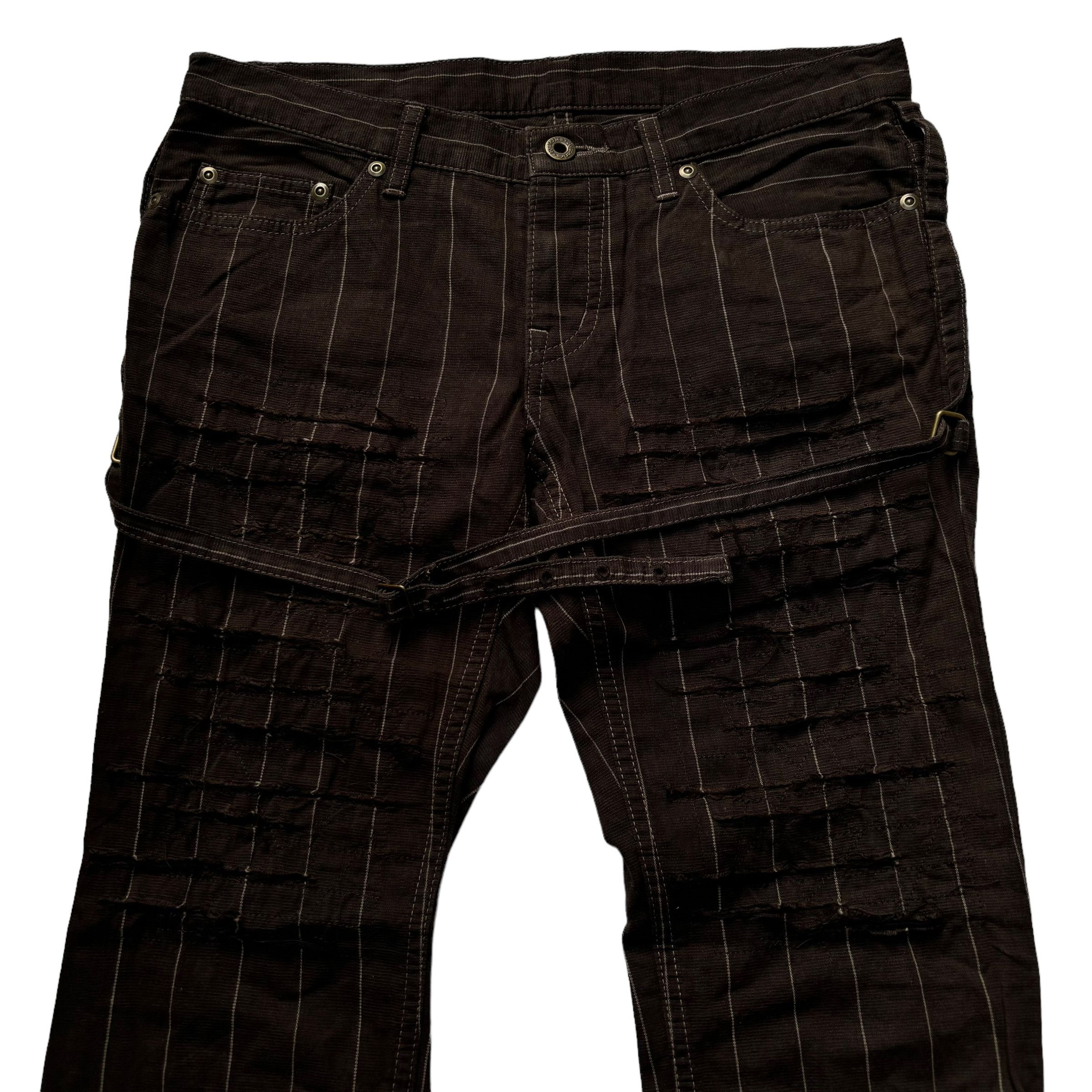 Hysteric Glamour Hysteric Glamour Bondage Distressed Pants Size US 30 / EU 46 - 2 Thumbnail