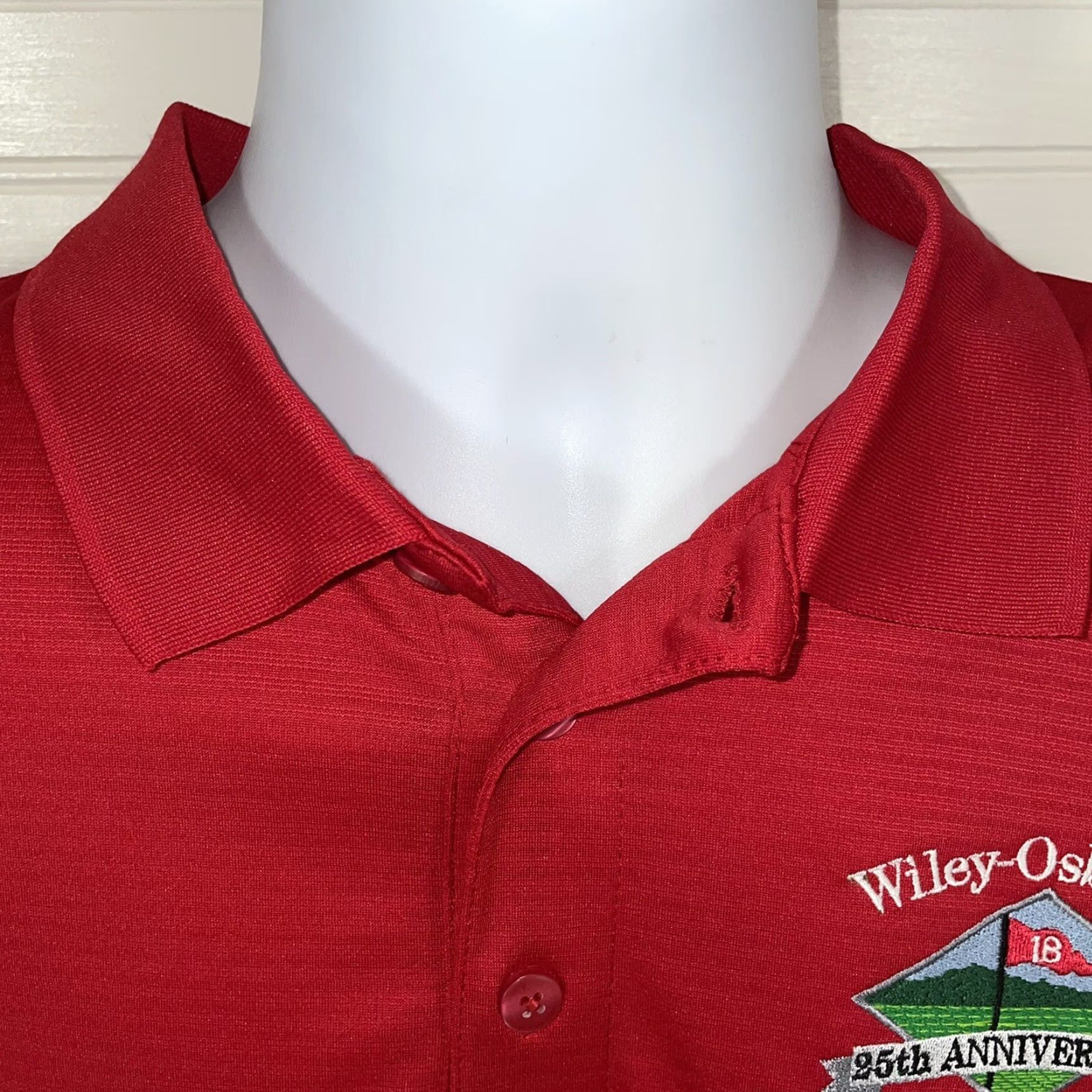 Vintage ULTRA CLUB RED POLO SHIRT NWT SIZE Large Polo Men Golf 25th Anniversary Logo Short Sleeve Casual Size US L / EU 52-54 / 3 - 5 Thumbnail