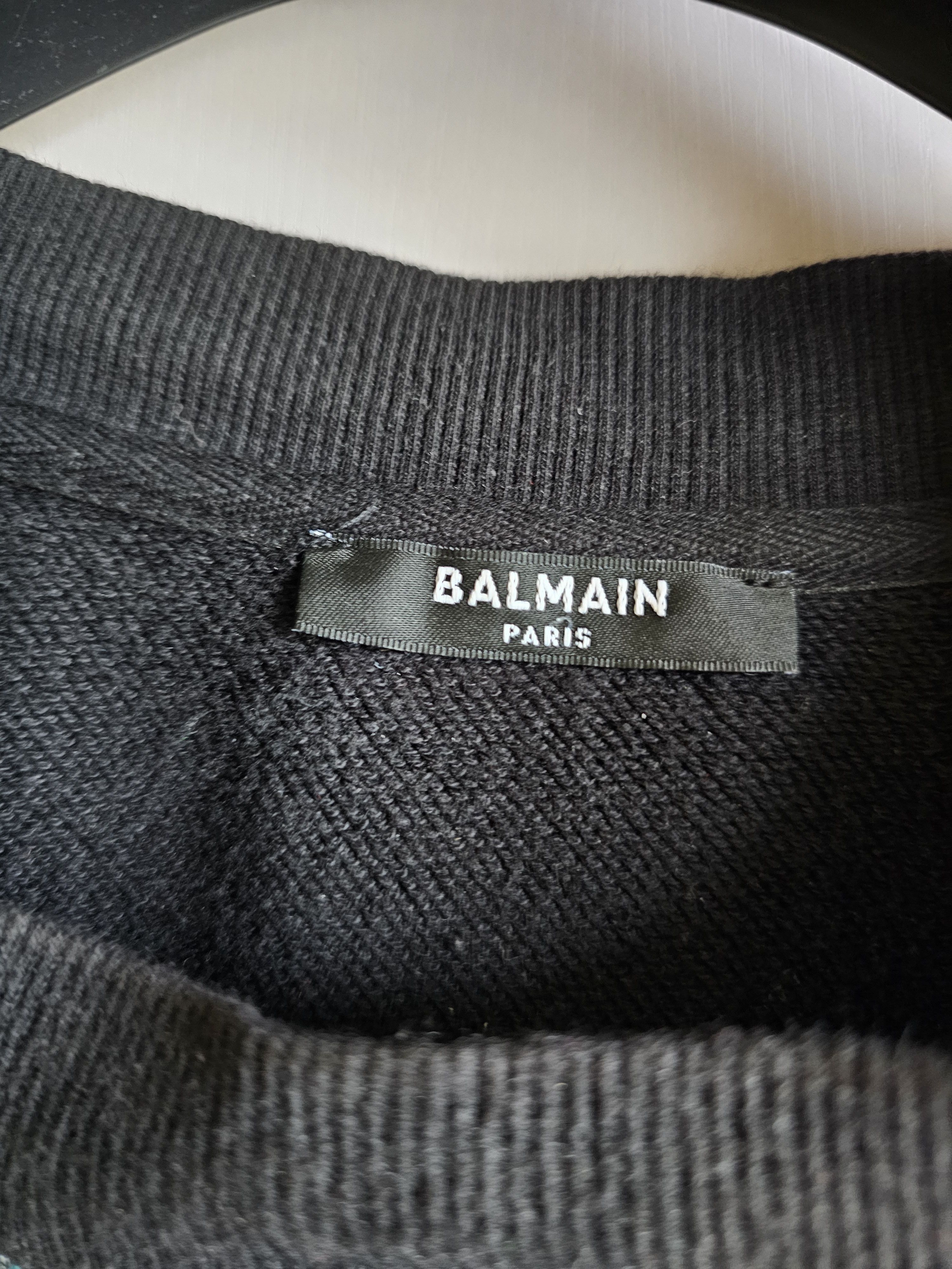 Balmain Balmain Men's Palm Tree Graphic Sweatshirt Size S Size US S / EU 44-46 / 1 - 3 Thumbnail