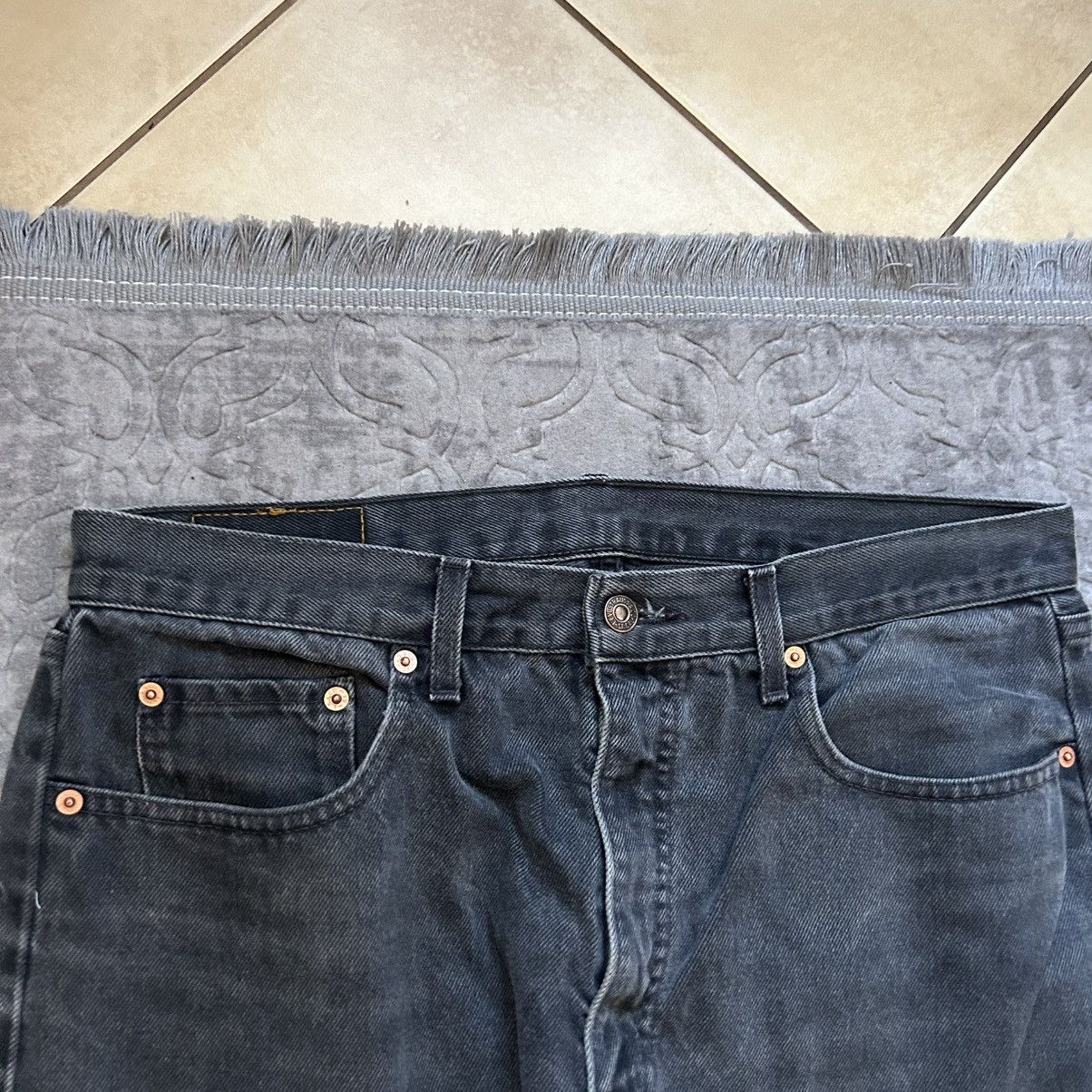 Levi's × Vintage 90s Levi's 615 denim jeans washed black flared Size US 34 / EU 50 - 7 Thumbnail