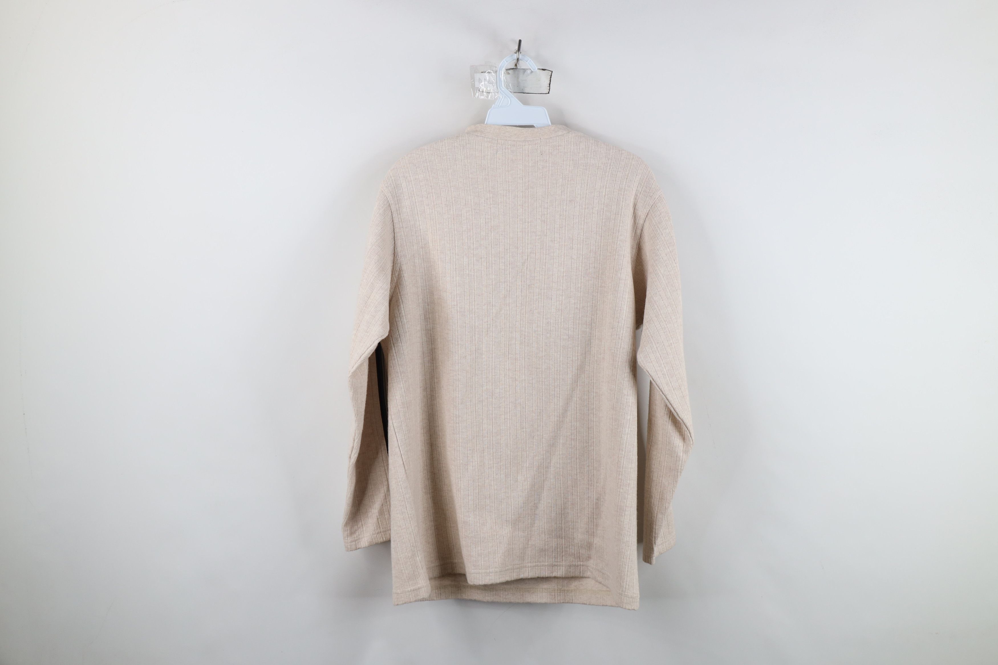 Express Vintage 90s Express Heavyweight Knit Long Sleeve T-Shirt Size L / US 10 / IT 46 - 9 Thumbnail
