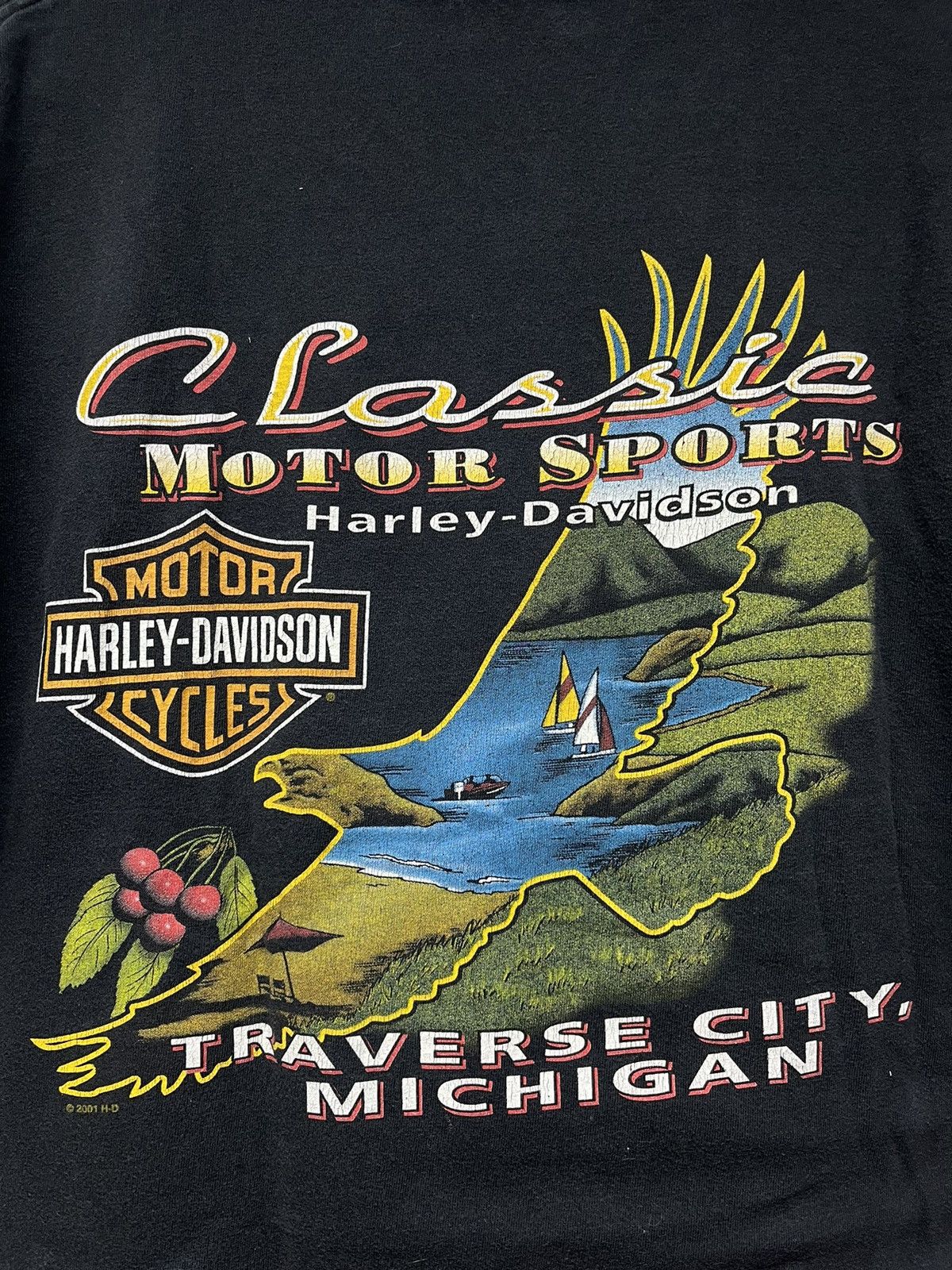 Harley Davidson Vintage Harley Davidson Joker Clown Pocket Tshirt Size US L / EU 52-54 / 3 - 6 Thumbnail