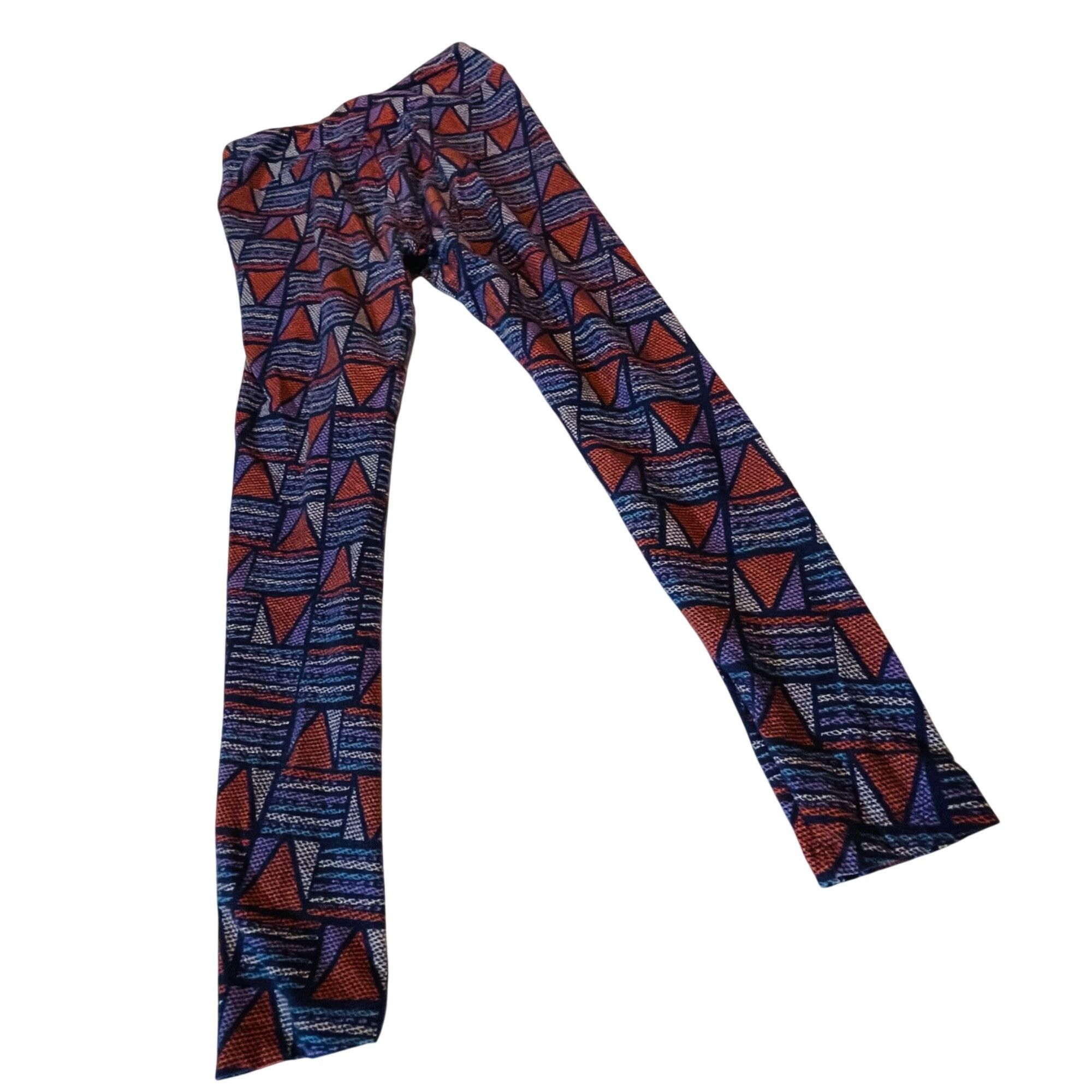 Other Lularoe Geometric Print Leggings One Size Polyester Spandex Size 28" / US 6 / IT 42 - 1 Thumbnail