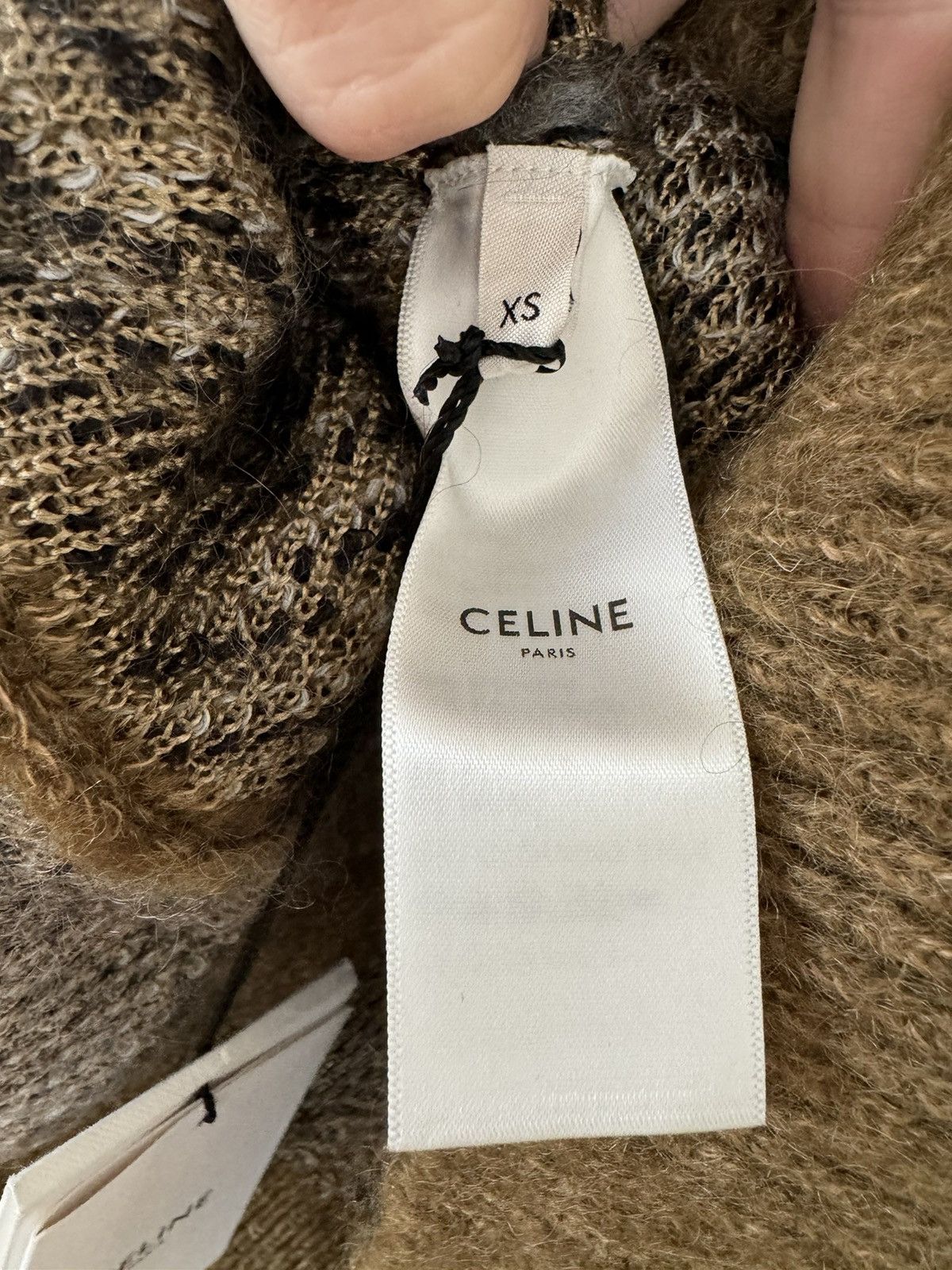 Celine × Hedi Slimane Celine mohair cardigan Size US S / EU 44-46 / 1 - 17 Thumbnail