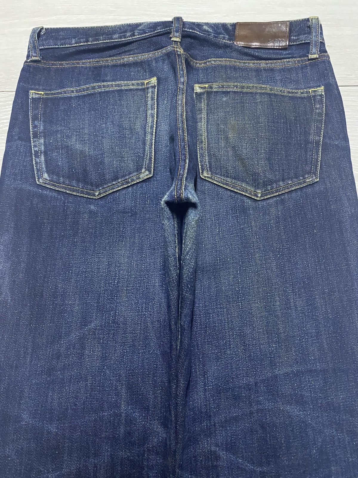 Uniqlo Vintage Uniqlo S-002 Faded Wash Distressed Loose Jeans Size US 32 / EU 48 - 4 Thumbnail