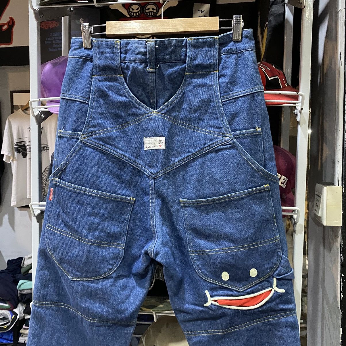 Japanese Brand 🔥Steals 🔥 RARE UP! SMILE JAPAN denim jeans Size US 32 / EU 48 - 14 Thumbnail