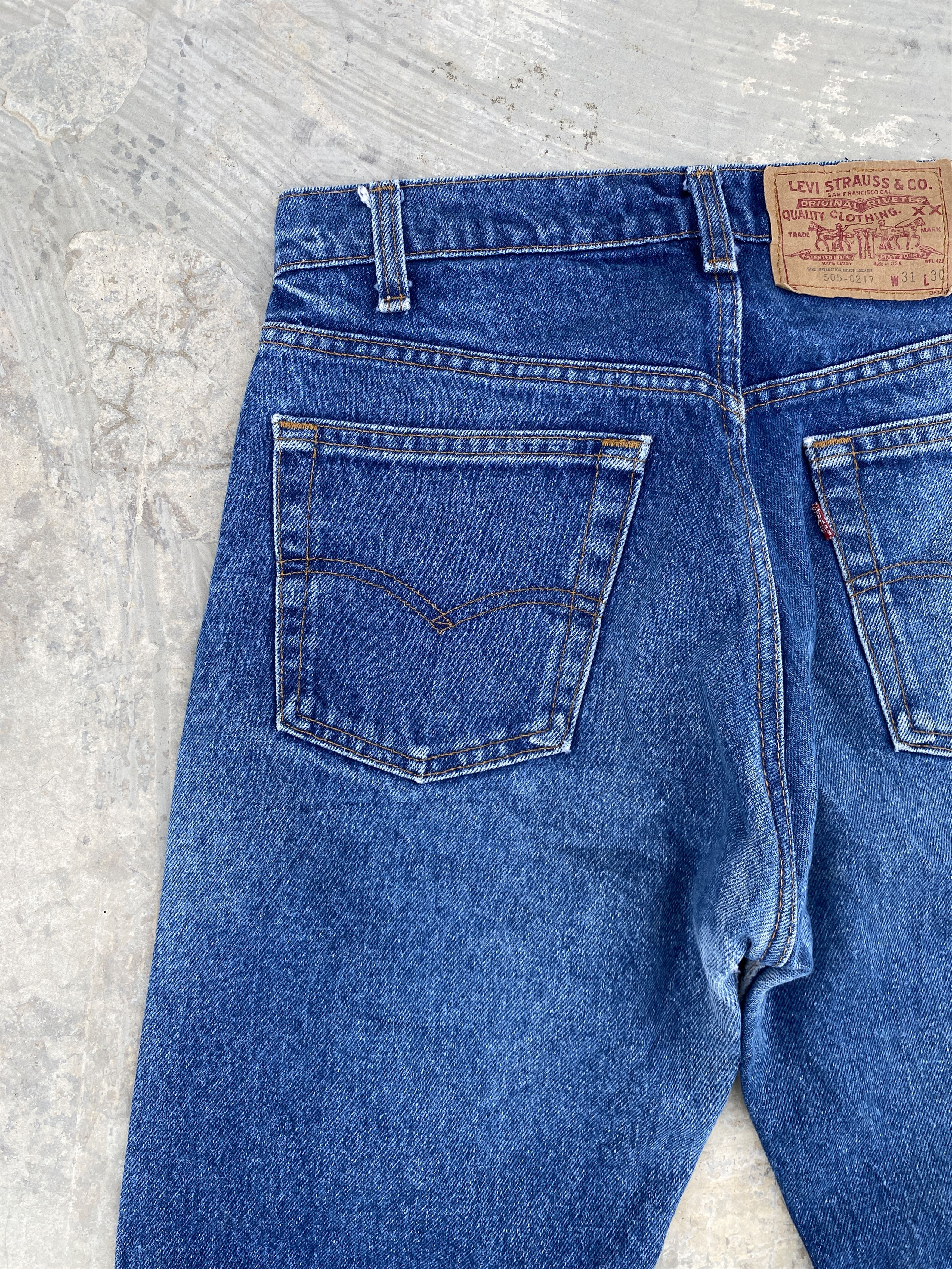 Levi's × Vintage Vintage 80s Levis 505 USA Jeans Size US 31 - 6 Thumbnail