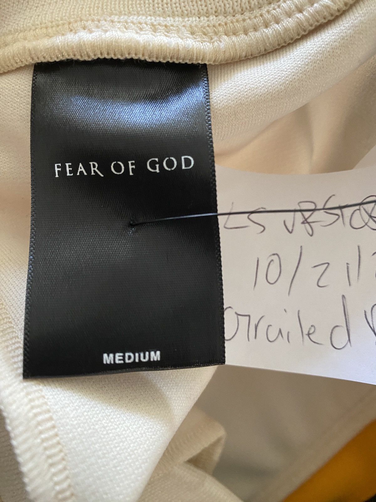 Fear of God Fear of God Moto Trackpants Cream/Red/Yellow/Black Medium Size US 32 / EU 48 - 4 Thumbnail