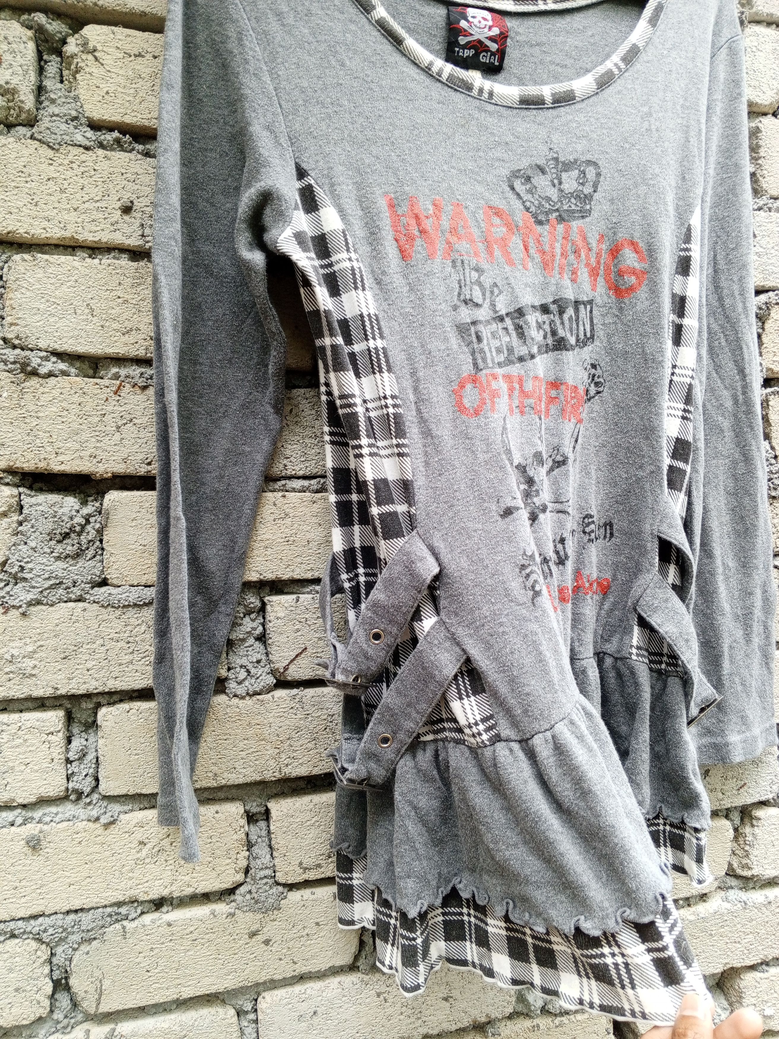 Japanese Brand {💥 PUNK JAPAN💥 }Trop girl warning punk skull Size XS / US 0-2 / IT 36-38 - 8 Thumbnail