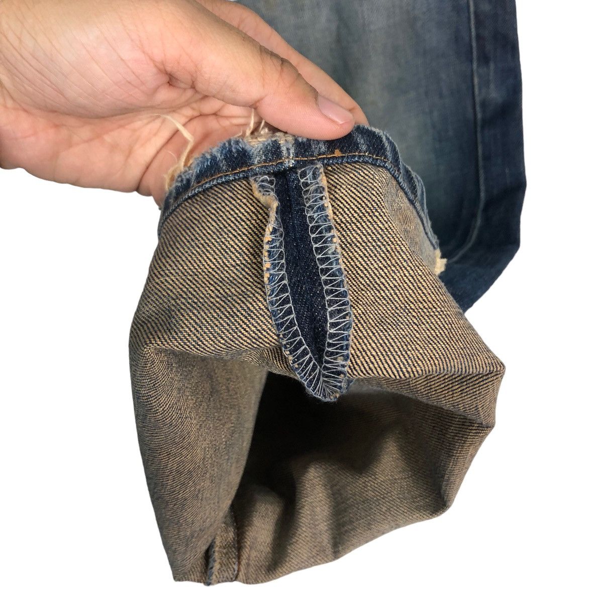 Edwin 🔥Vintage Edwin 503 Denim Jeans Flare Issey Miyake Size US 32 / EU 48 - 14 Thumbnail