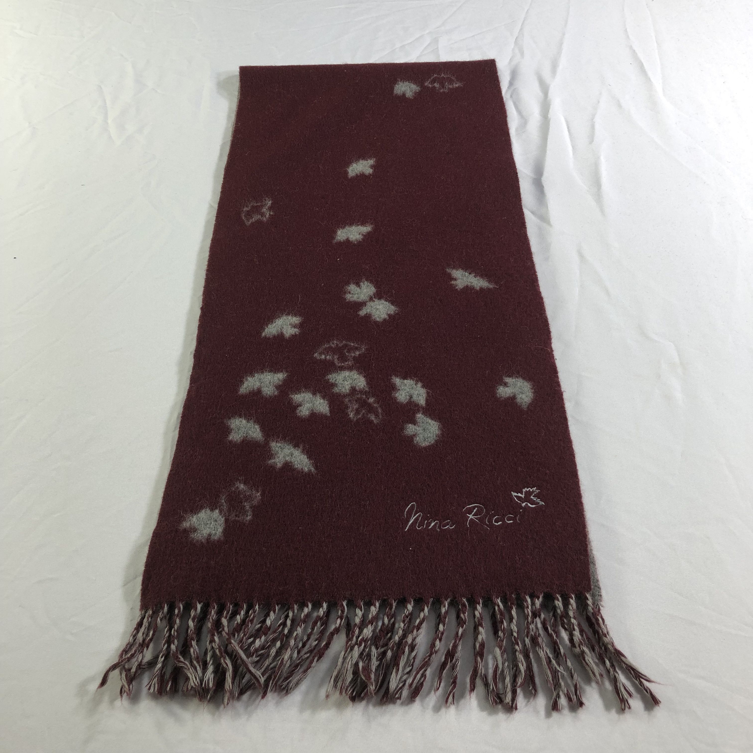 Nina Ricci Nina Ricci Wool Scarf Muffler V2287 Size ONE SIZE - 2 Thumbnail