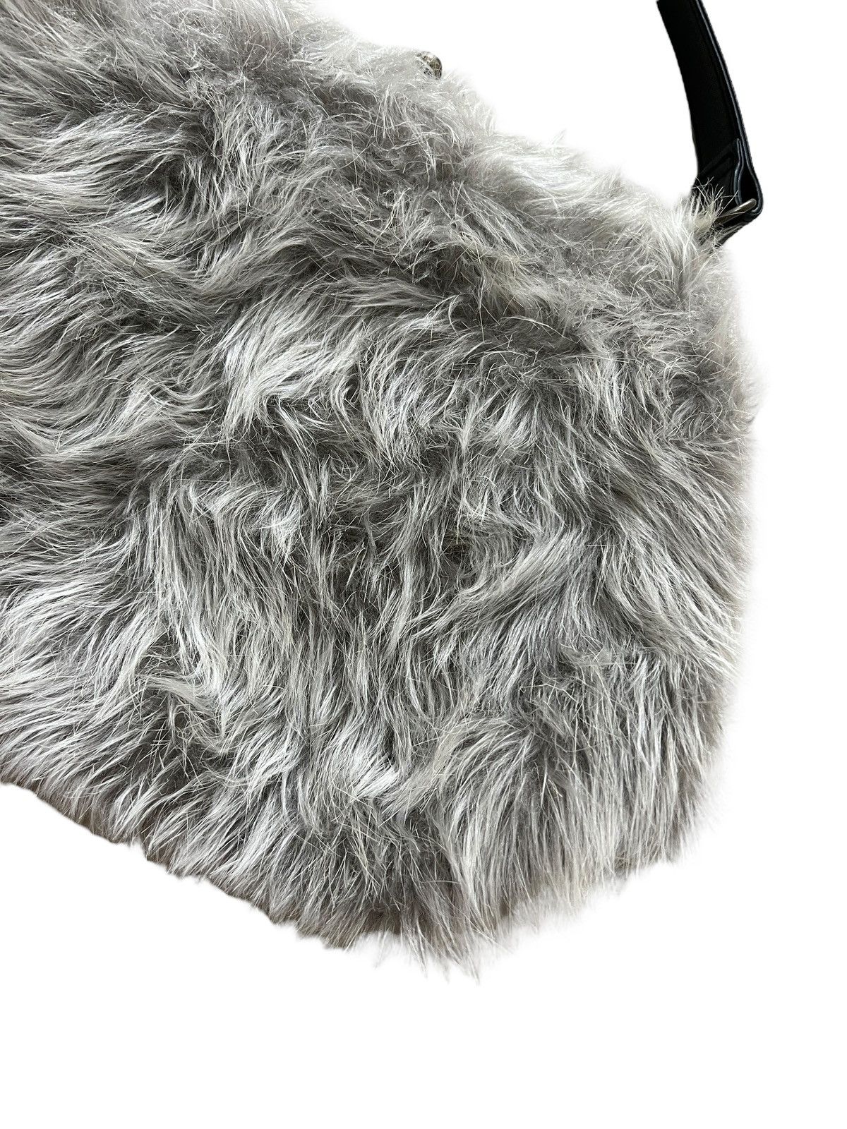 Katharine Hamnett London 1990s Katharine Hamnett London Fur Handle Bag Size ONE SIZE - 7 Thumbnail