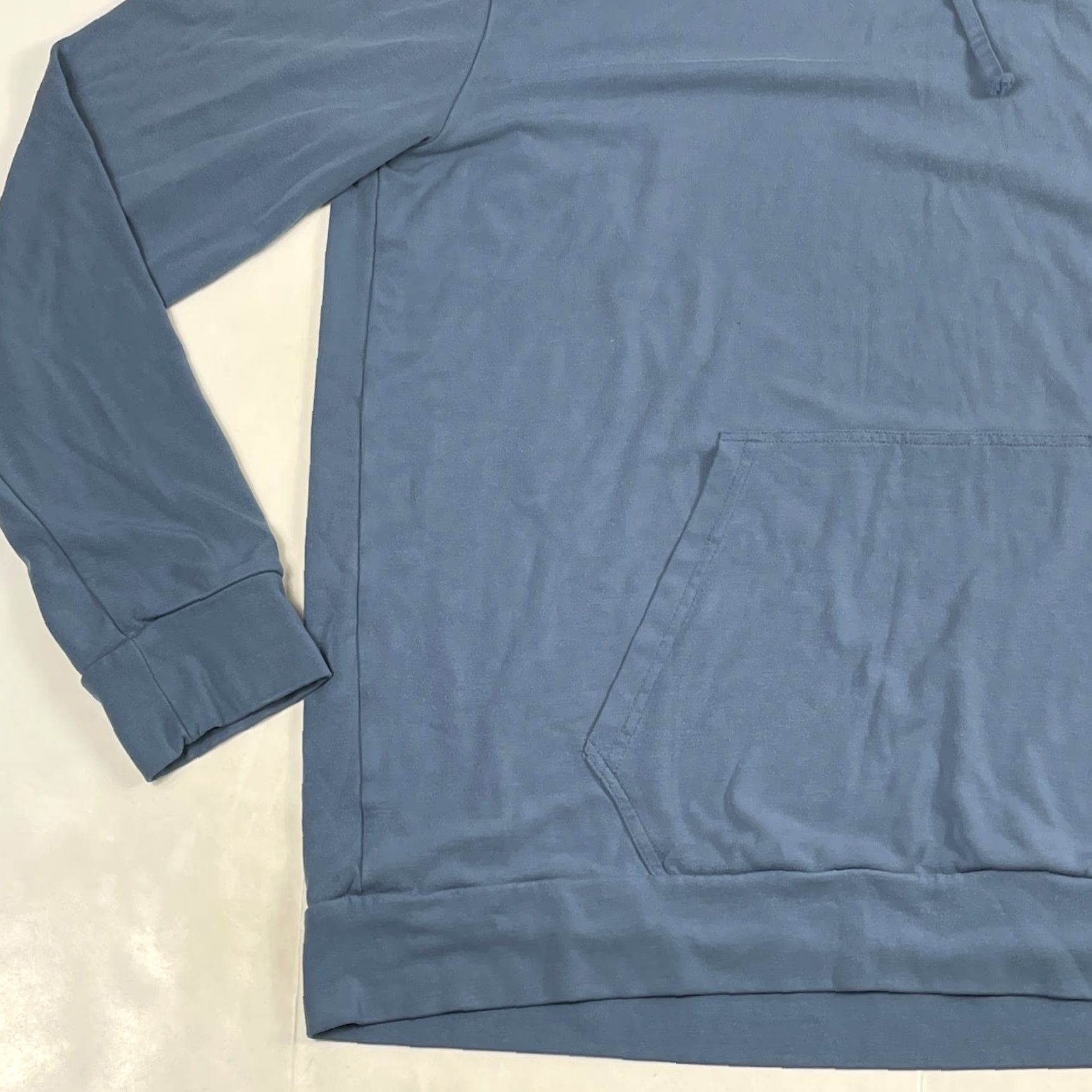 Vintage Cozy Earth Hoodie Mens Large Blue Bamboo Long Sleeve Pullover Stretch Lounge Gym Size US L / EU 52-54 / 3 - 5 Thumbnail