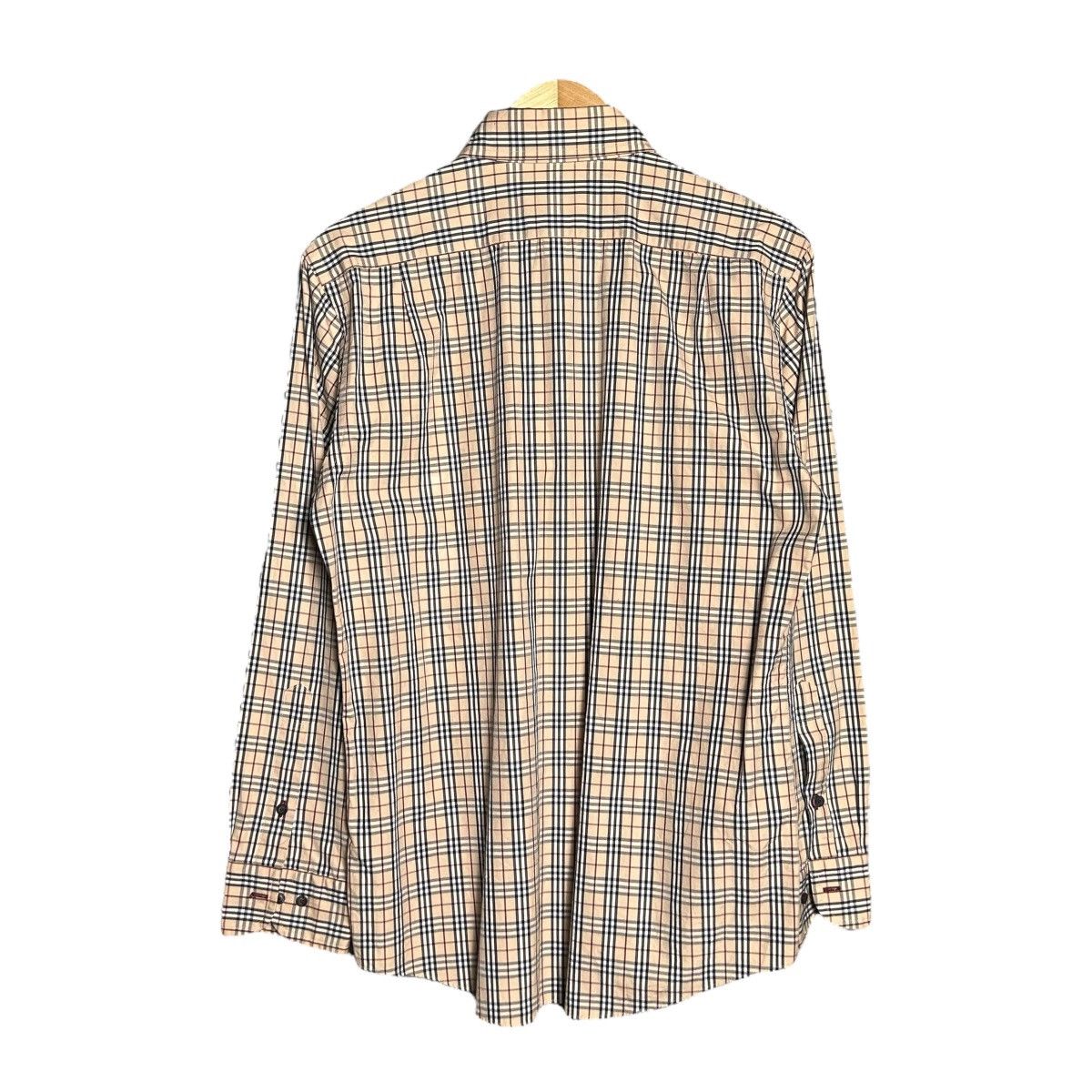 Burberry × Vintage Vintage Burberry Black Label Nova Check Shirt Size US M / EU 48-50 / 2 - 2 Thumbnail