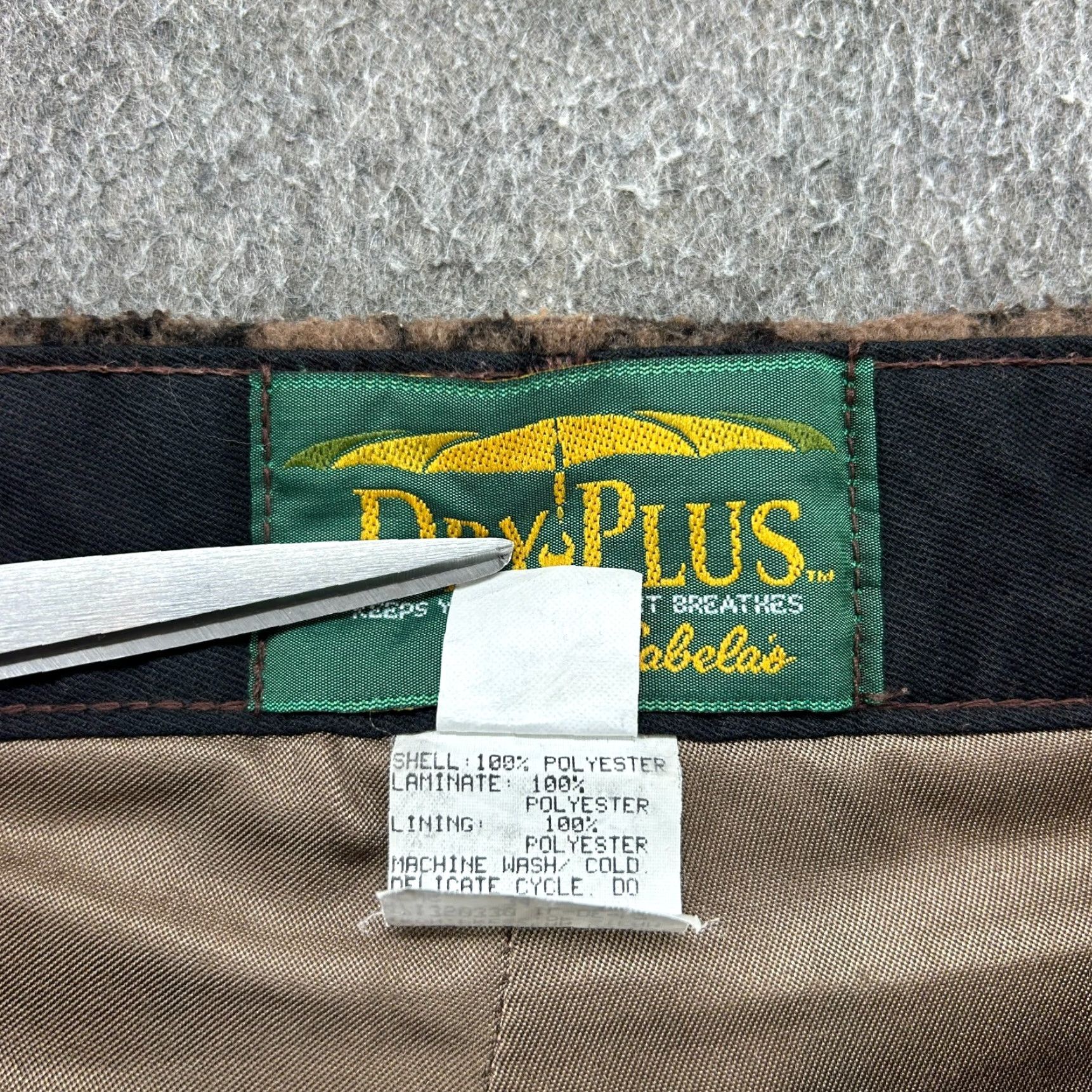 Vintage Cabela's Pants Men 34x34 Cargo Fleece Camouflage USA Straight Inseam 34 Size US 34 / EU 50 - 5 Thumbnail