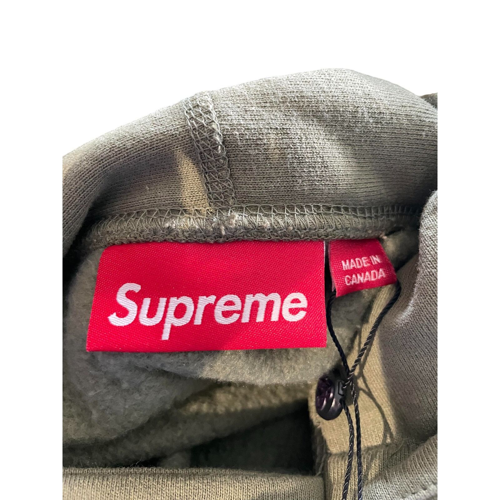 Supreme Supreme Bogo Olive Hoodie Size US XL / EU 56 / 4 - 3 Thumbnail