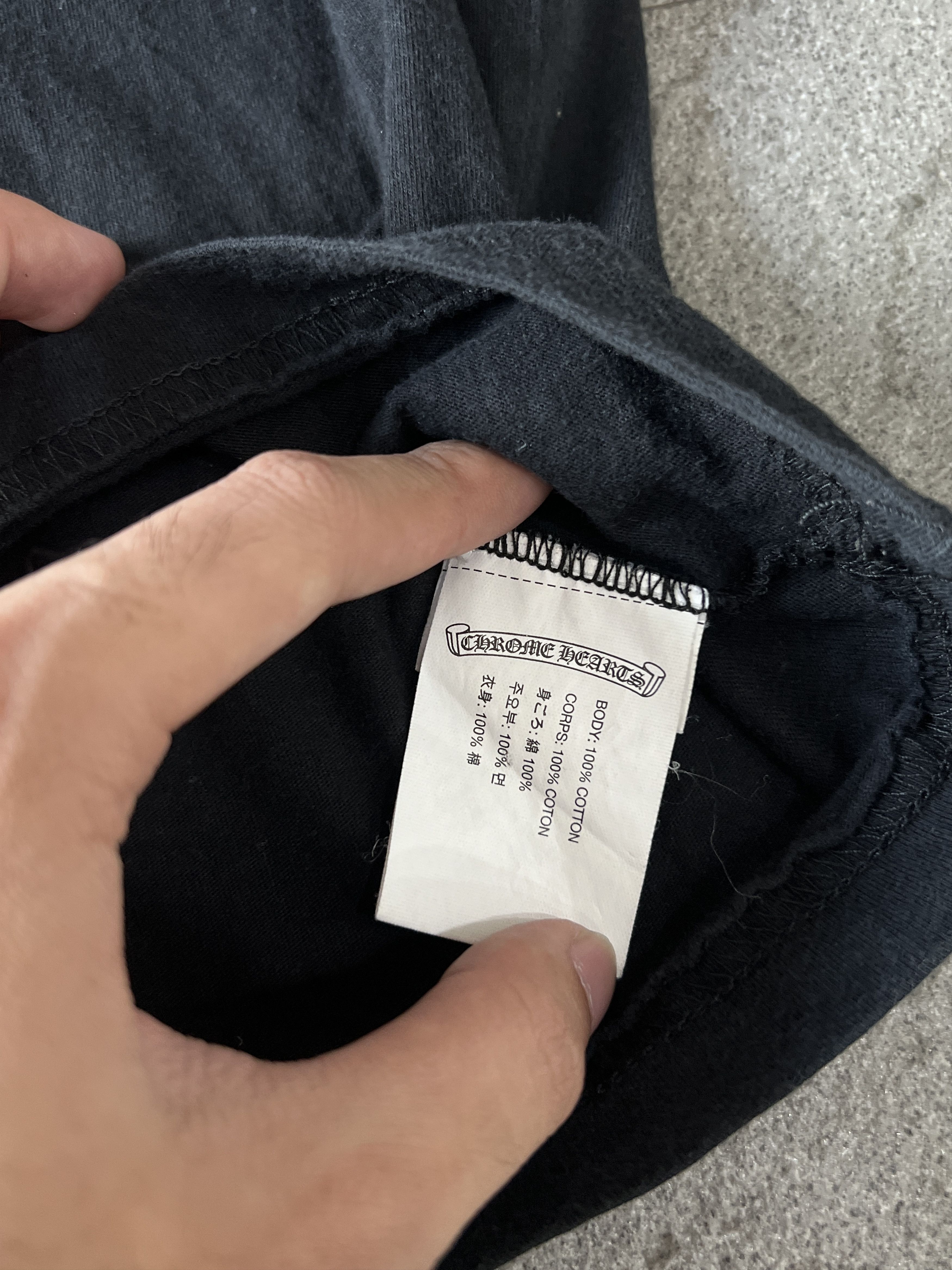 Chrome Hearts Chrome Hearts Flame Side Pocket Tee Black Small Size US S / EU 44-46 / 1 - 11 Thumbnail