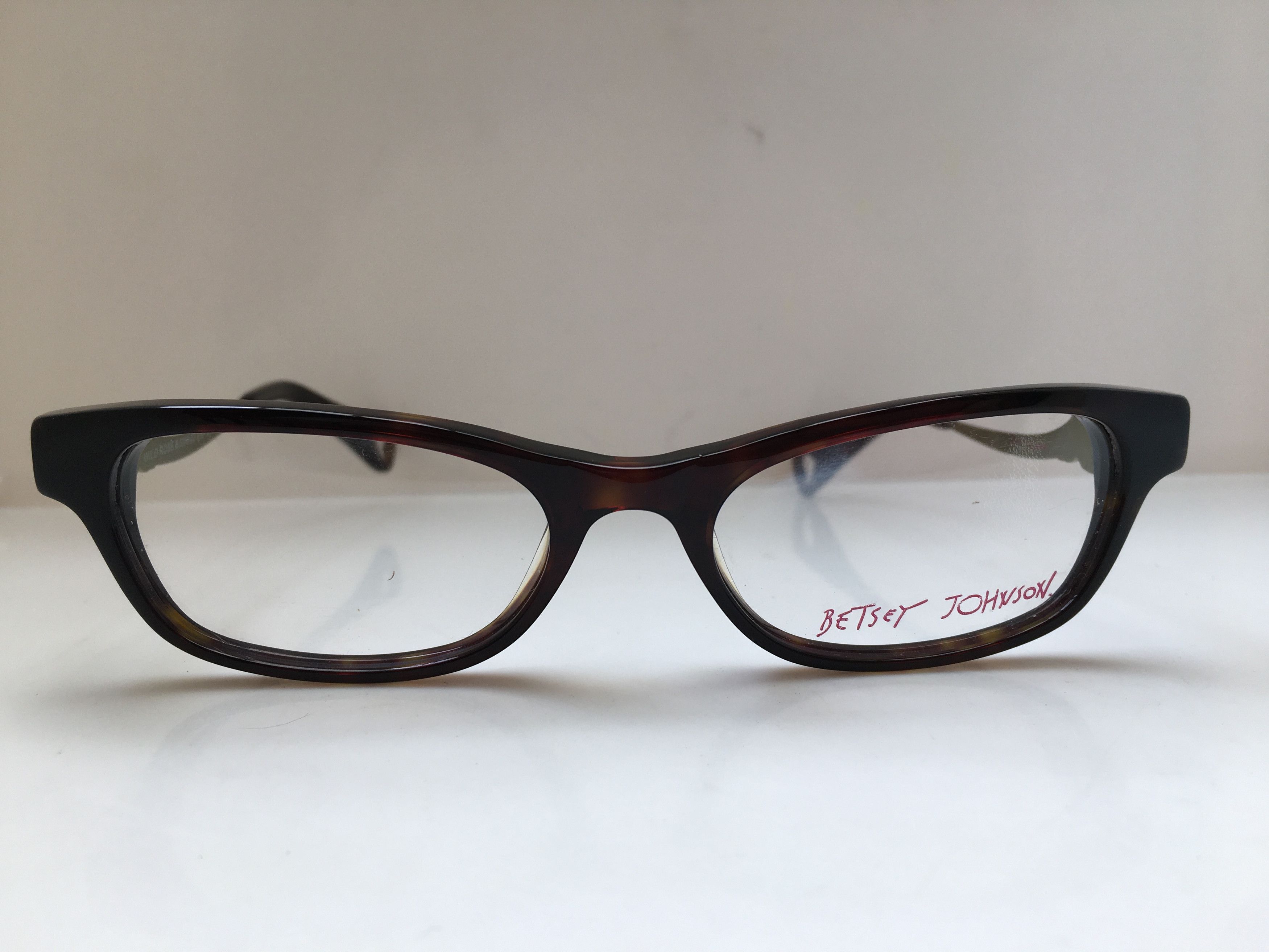 Betsey Johnson Betsey Johnson Tortoise Cat Eye Eyeglasses Frame Diva Size ONE SIZE - 1 Thumbnail