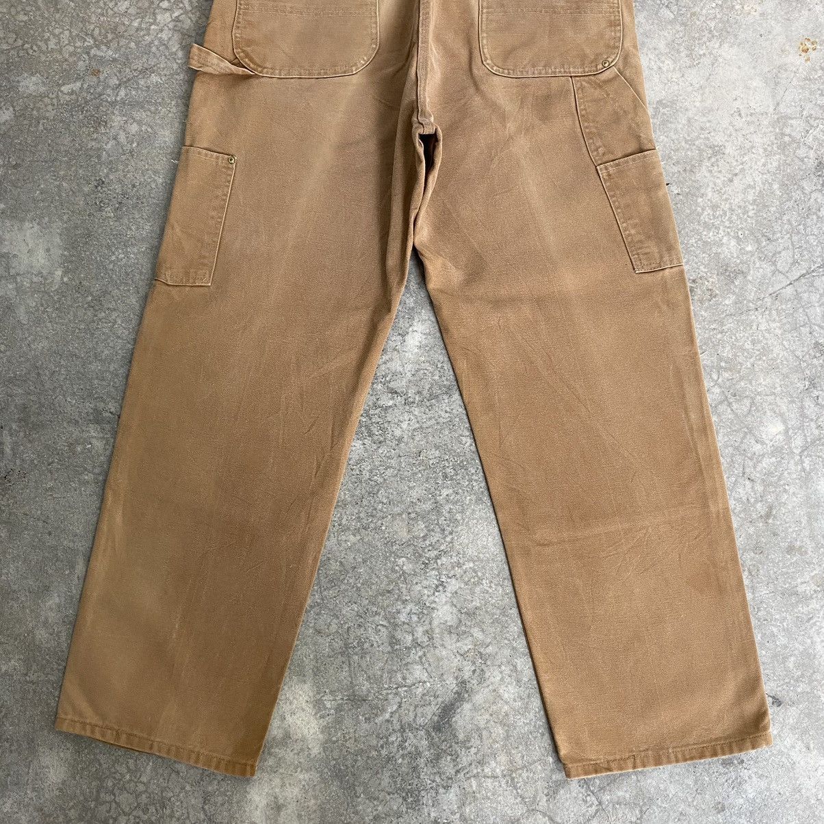 Carhartt VTG Carhartt Double Knee Faded Tan Carpenter Work Pants Size US 38 / EU 54 - 13 Thumbnail