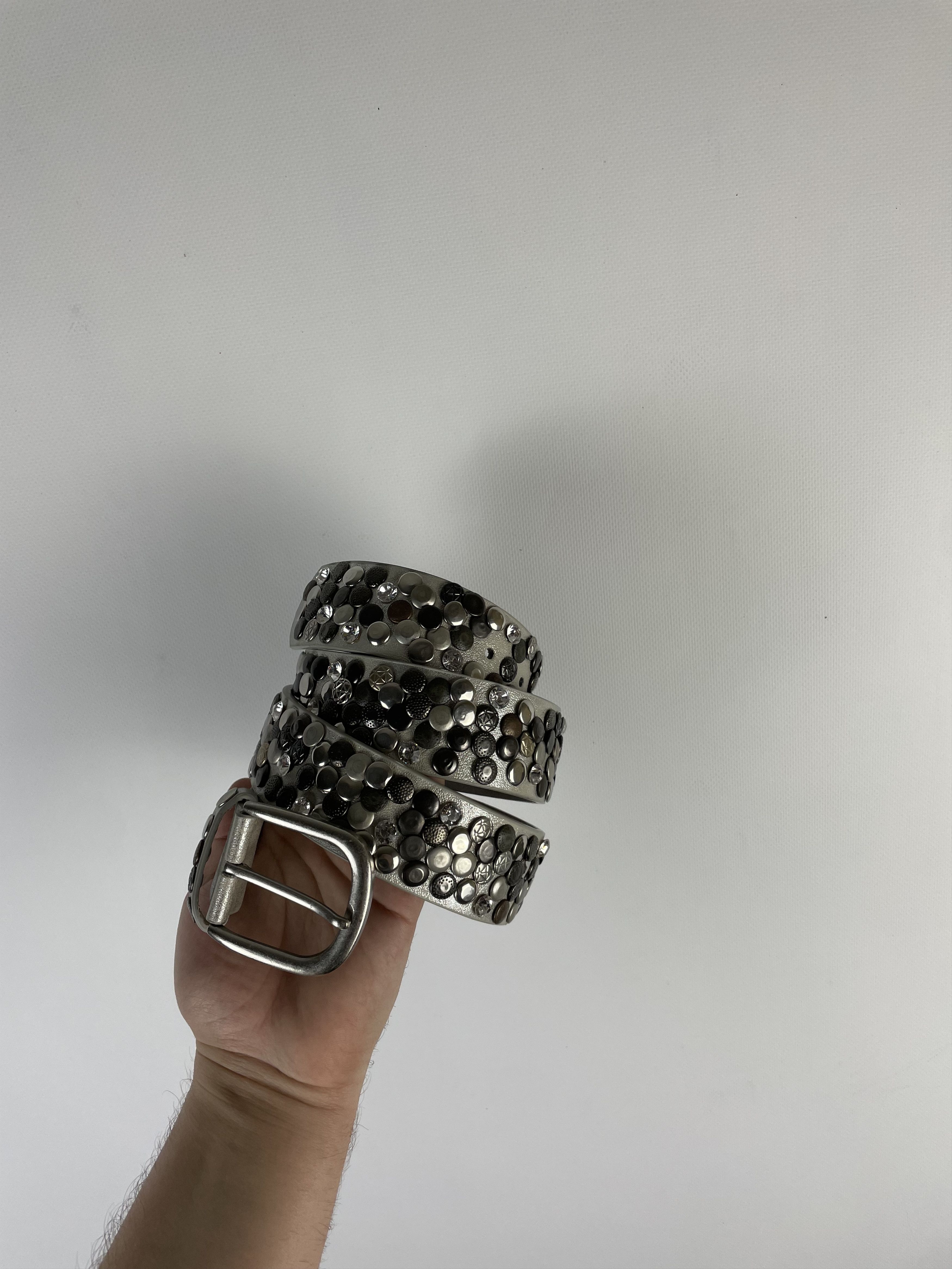 Other Vintage Leather belt Avant Garde Style Y2k Size ONE SIZE - 2 Thumbnail
