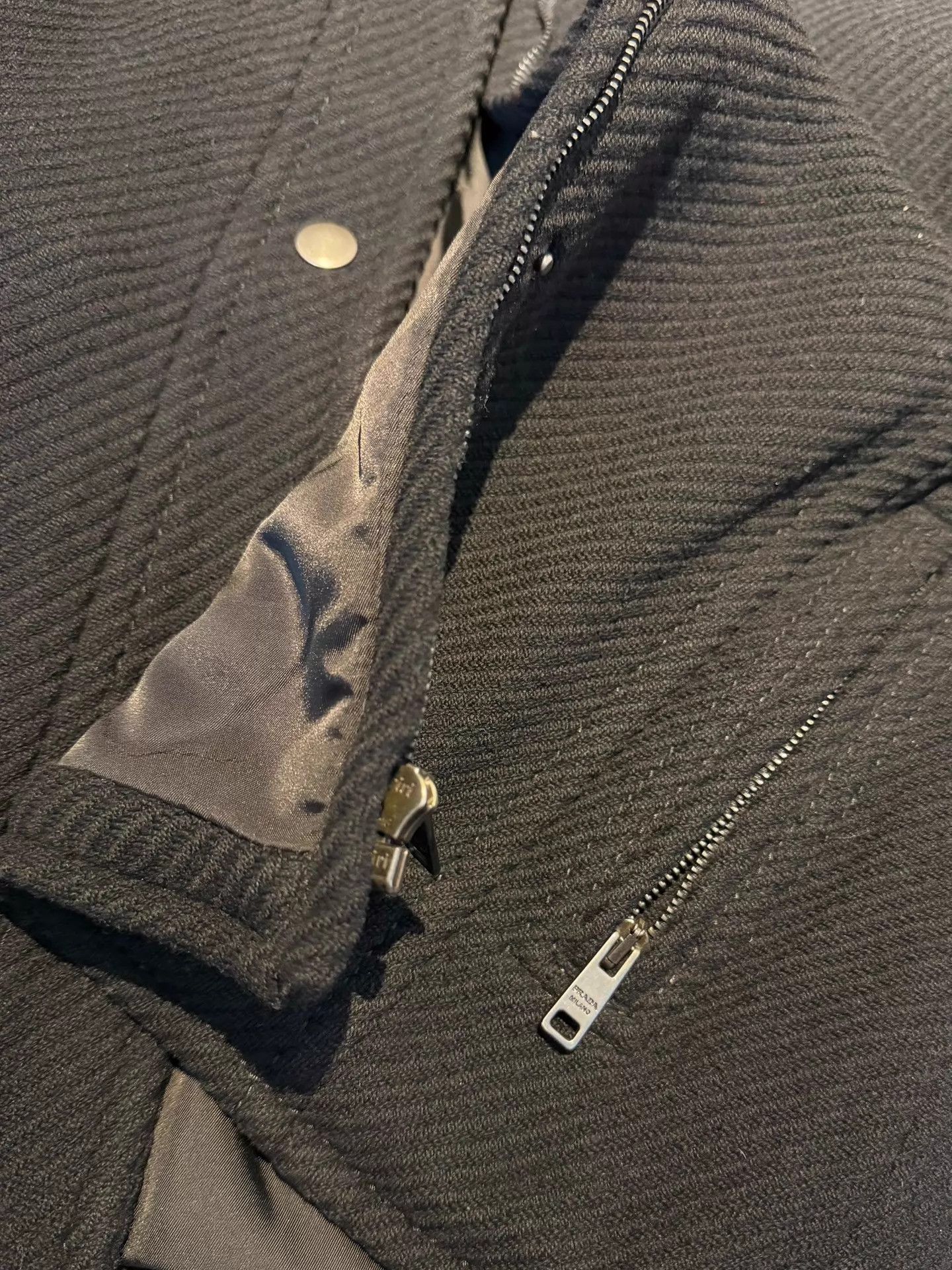 Prada Prada Wool Knit High Neck Riri Zippers Unisex 44 Size US S / EU 44-46 / 1 - 6 Thumbnail