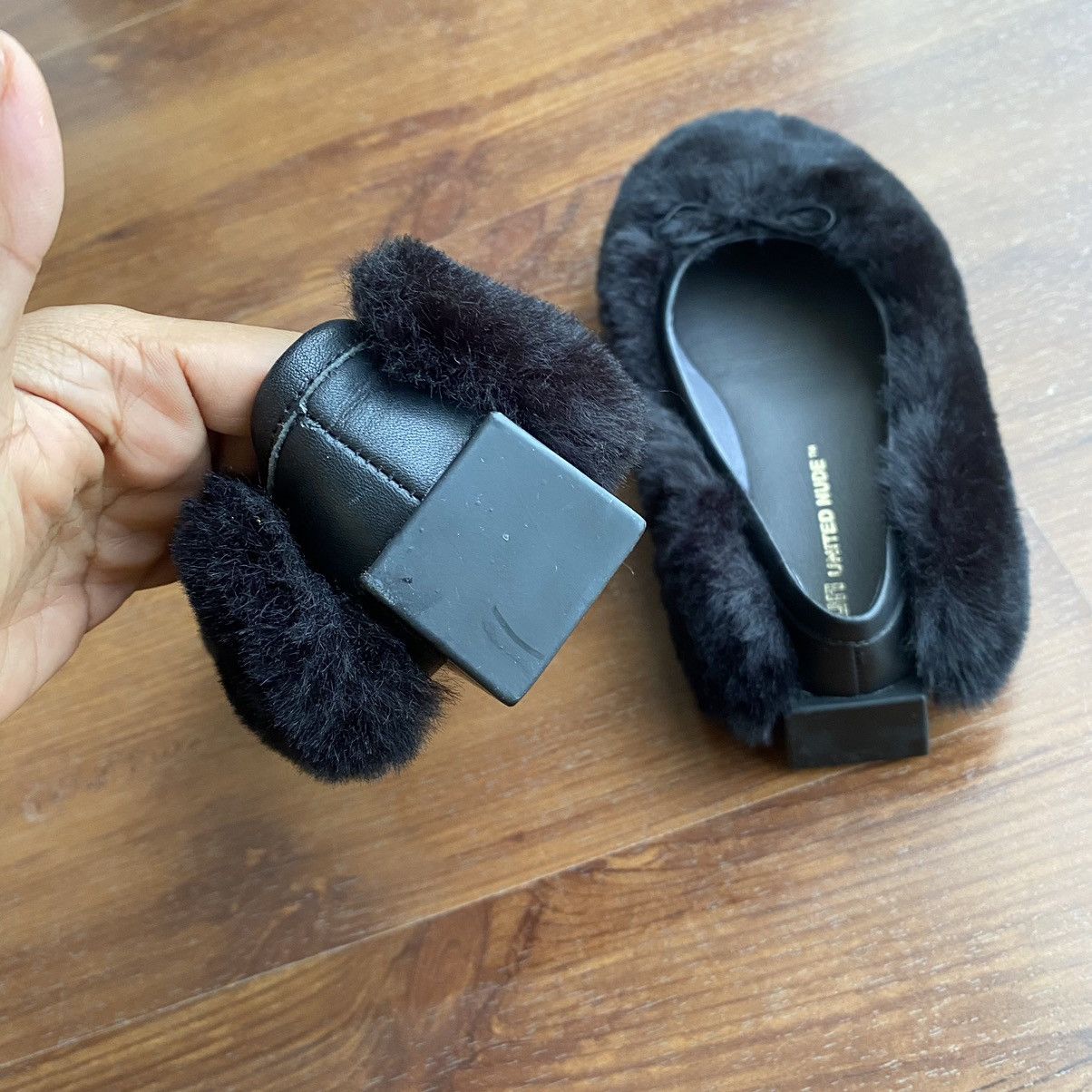 UNITED NUDE United Nude block heels teddy flat-black Size US 7 / IT 37 - 2 Thumbnail