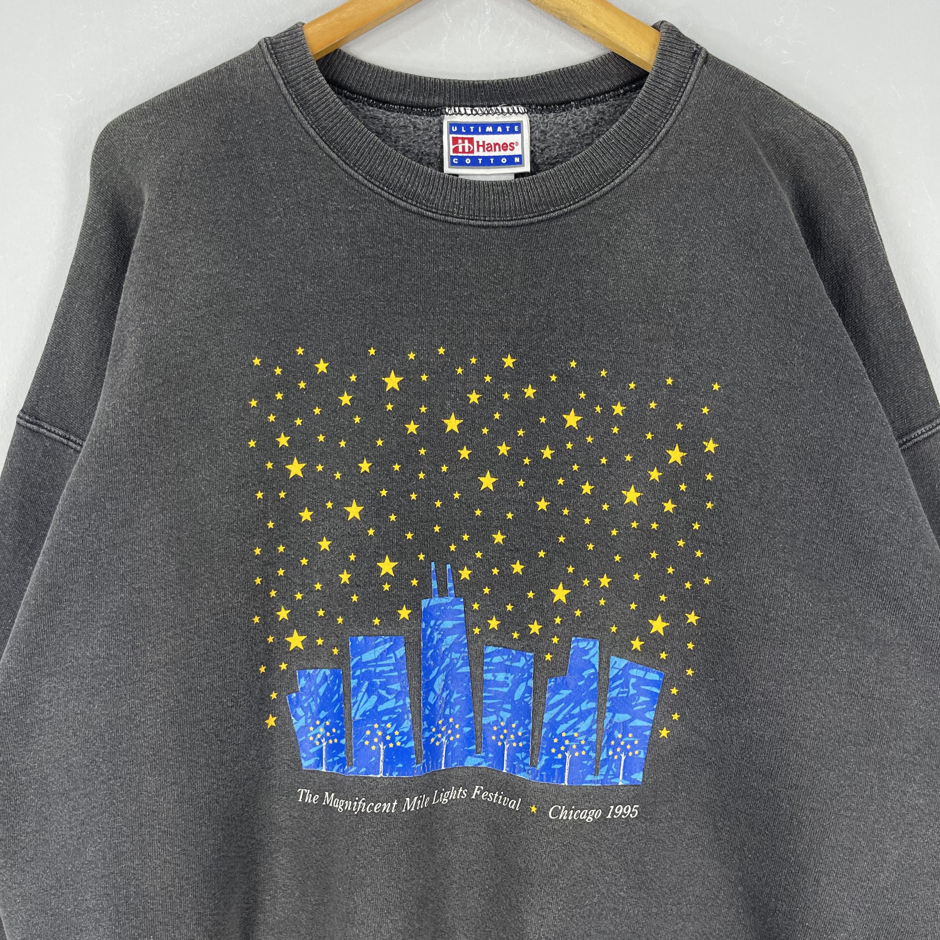 Disney Vintage 90's WALT DISNEY Light Festival Distressed Sweater Size US XL / EU 56 / 4 - 2 Thumbnail